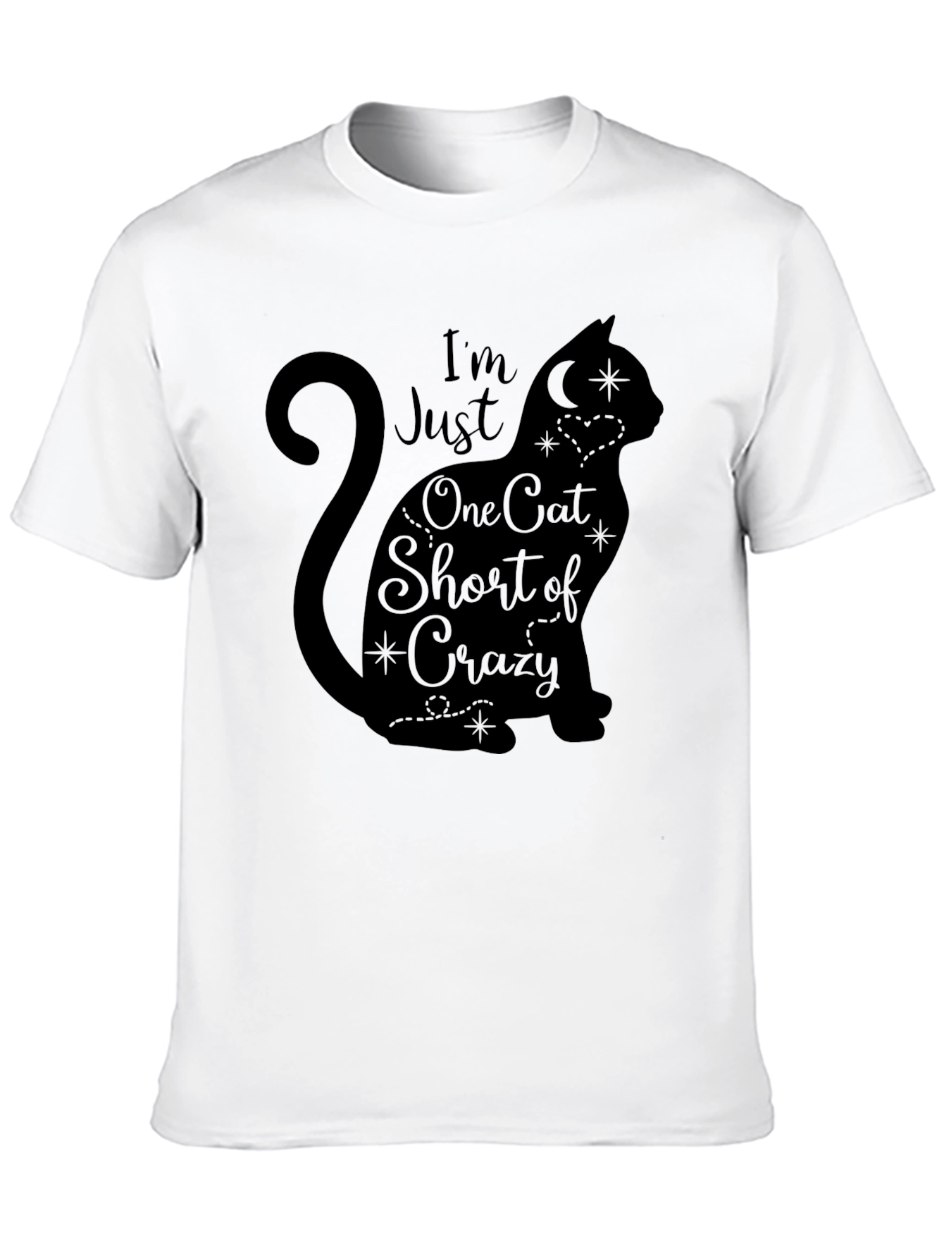 Crazy Cat Lady T-Shirt - Black Graphic Tee