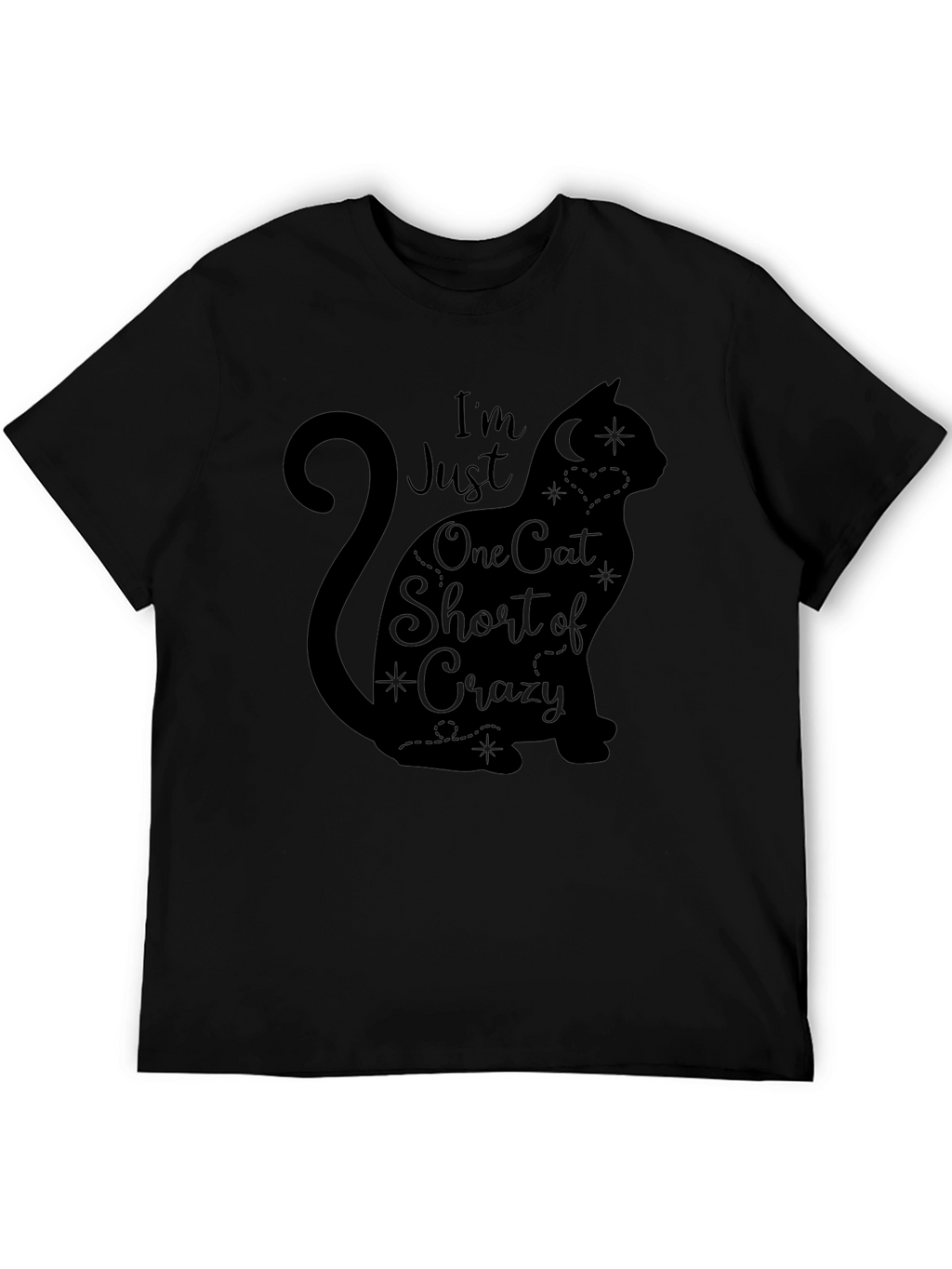 Crazy Cat Lady T-Shirt - Black Graphic Tee