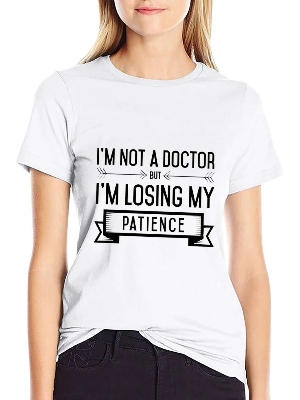 Funny Im Not a Doctor Sarcastic Graphic T-Shirt