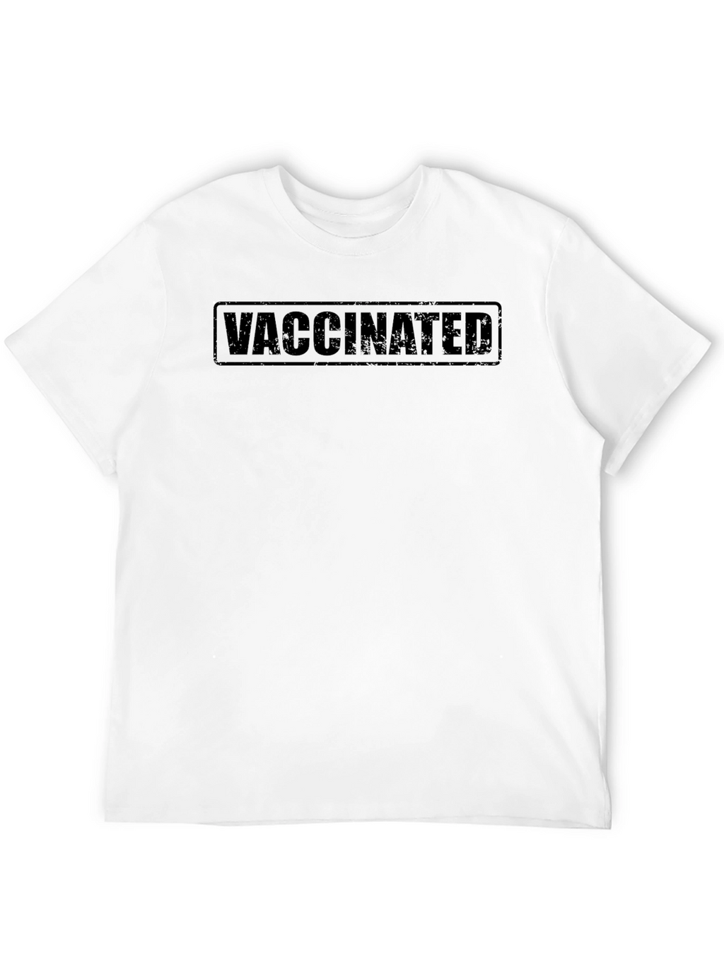 Vaccinated Graphic T-Shirt - Black