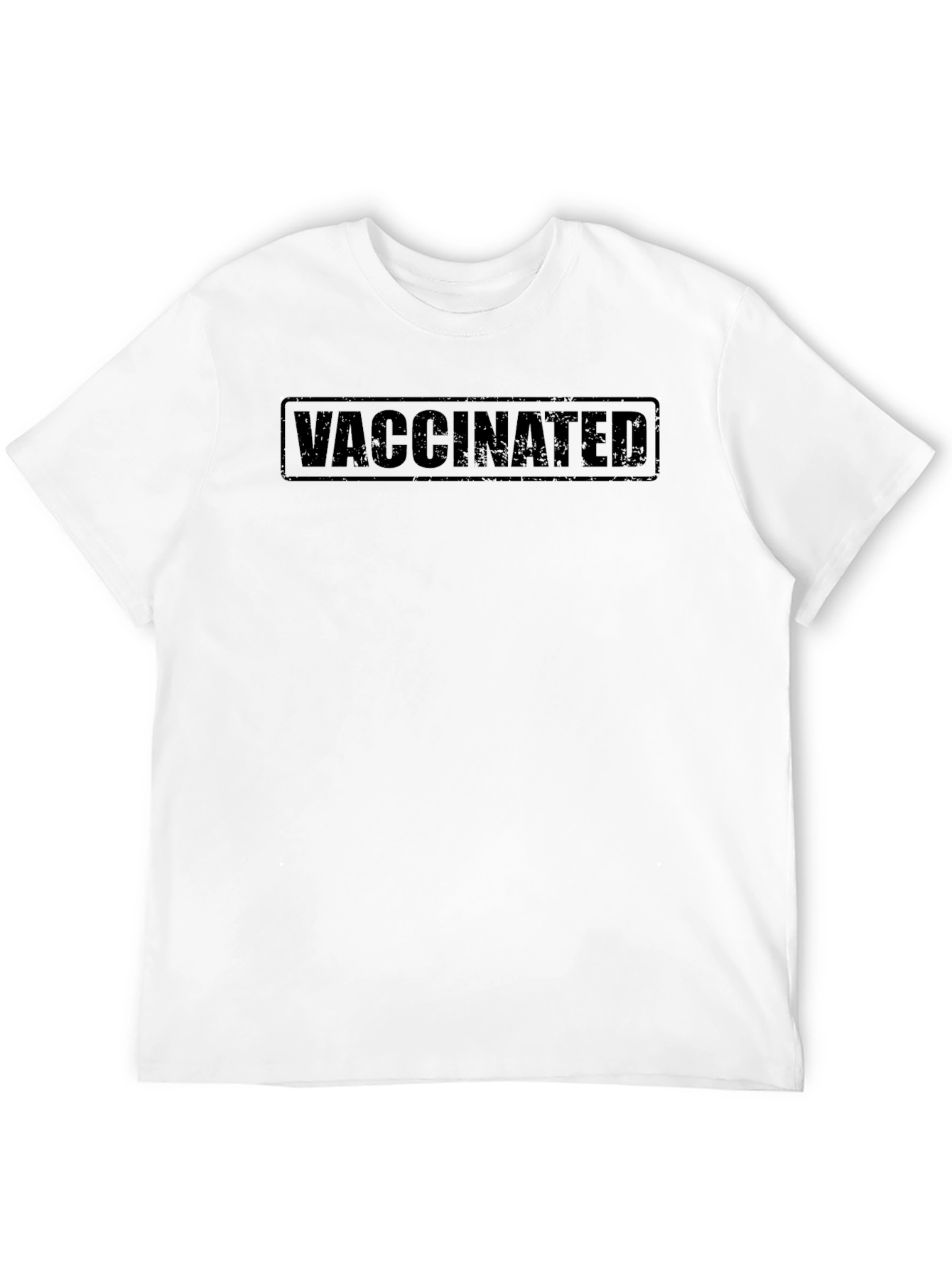 Vaccinated Graphic T-Shirt - Black