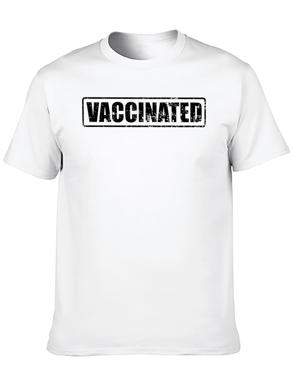 Vaccinated Graphic T-Shirt - Black