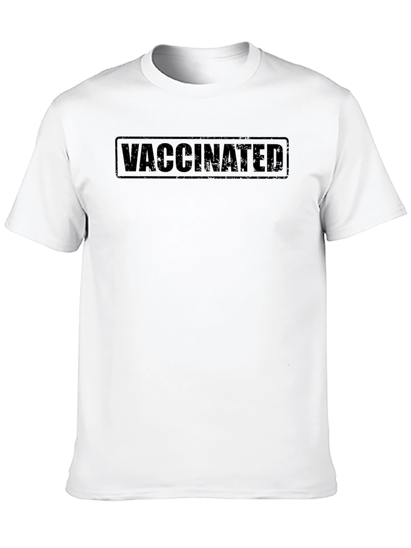 Vaccinated Graphic T-Shirt - Black