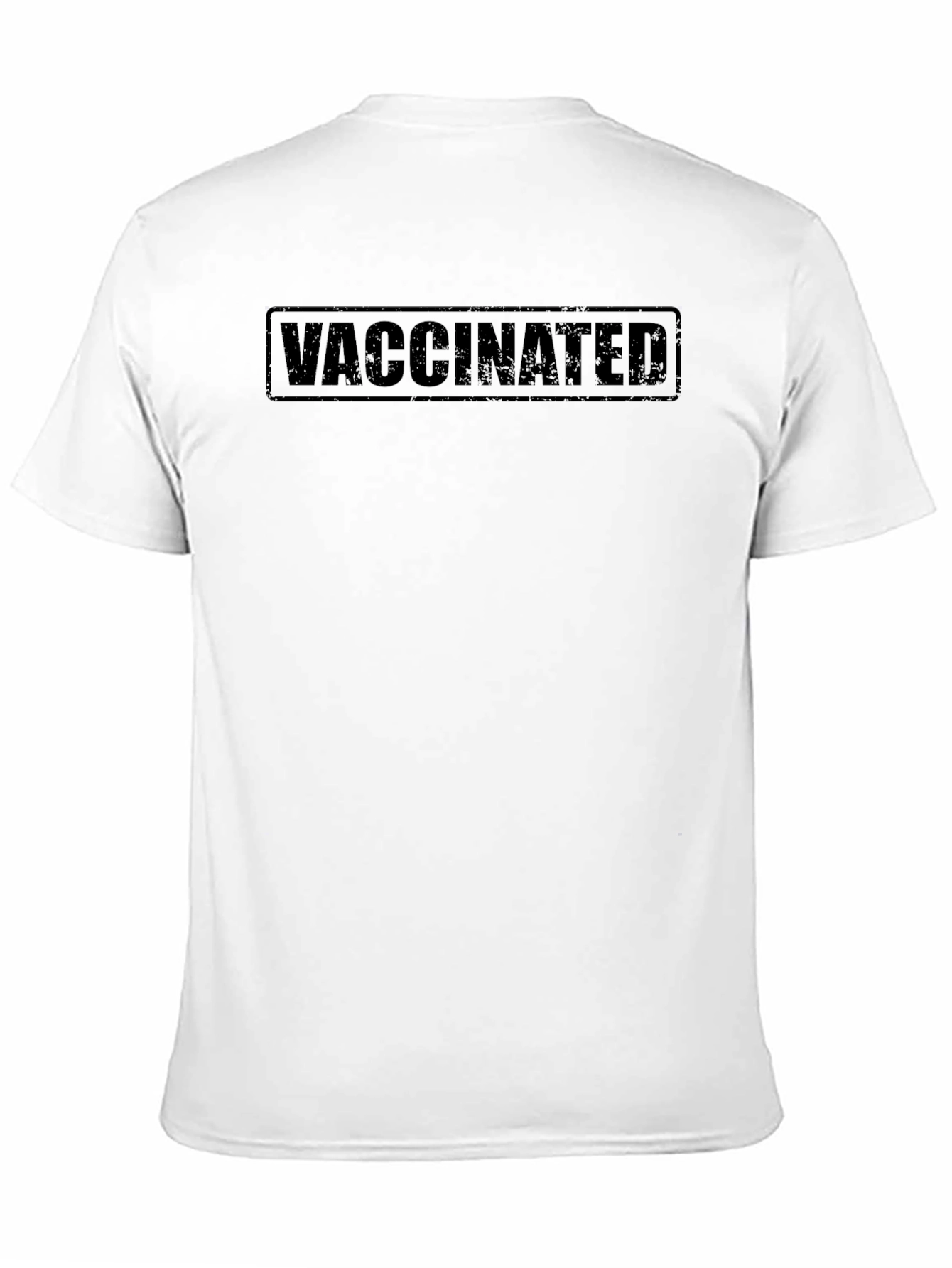 Vaccinated Graphic T-Shirt - Black