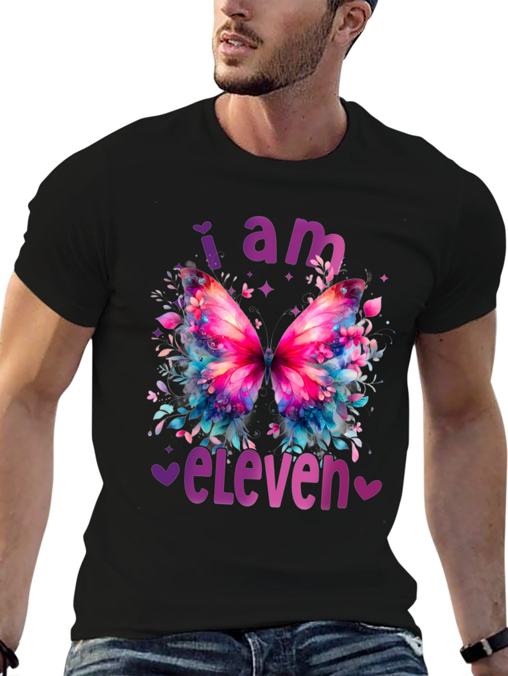 I am Eleven Butterfly T-Shirt