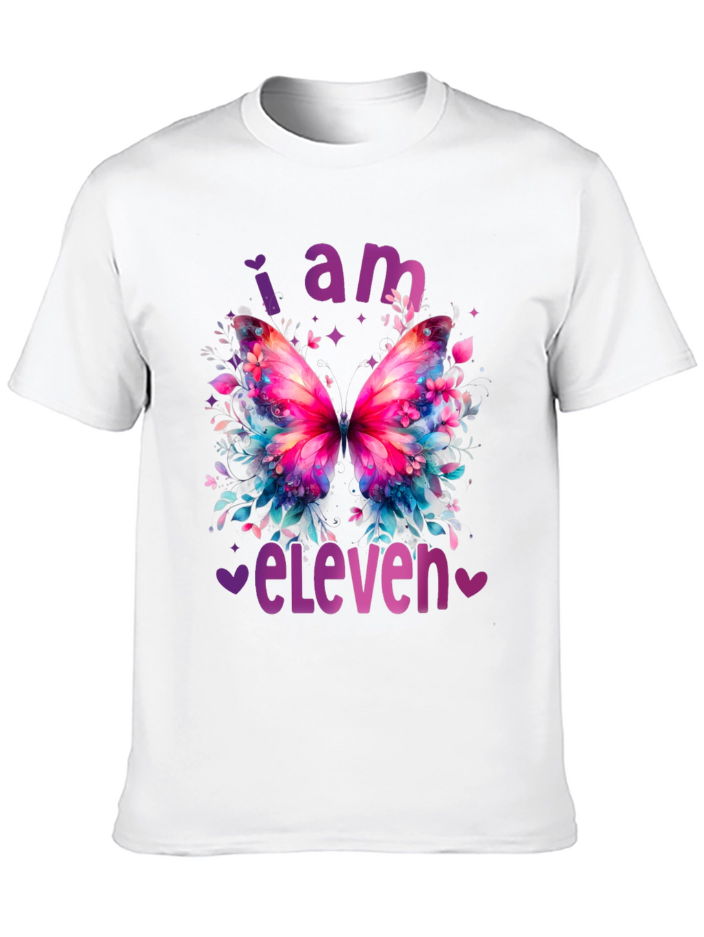 I am Eleven Butterfly T-Shirt