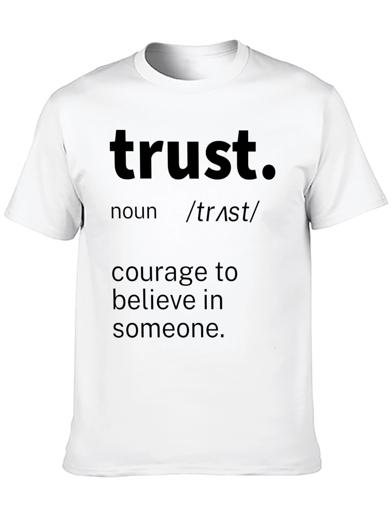 Trust Definition Graphic T-Shirt