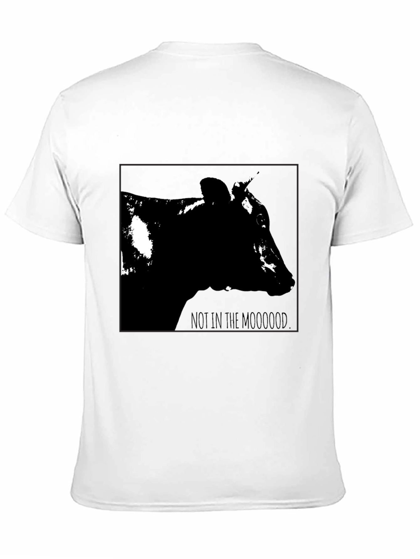 Not in the Mooood Black T-Shirt