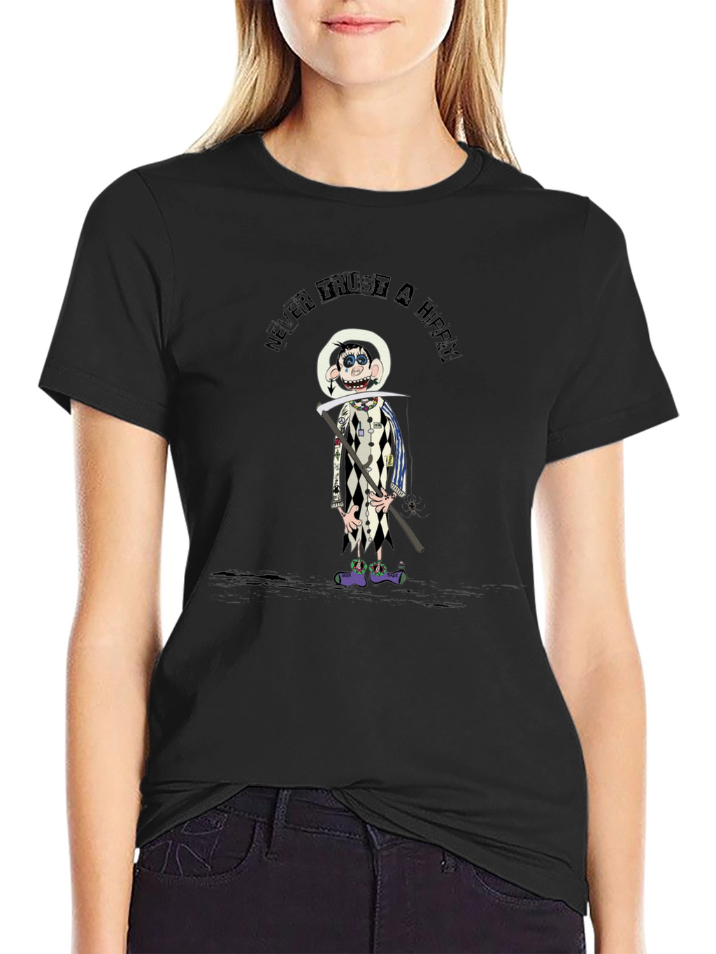 Never Trust a Hippy Graphic T-Shirt