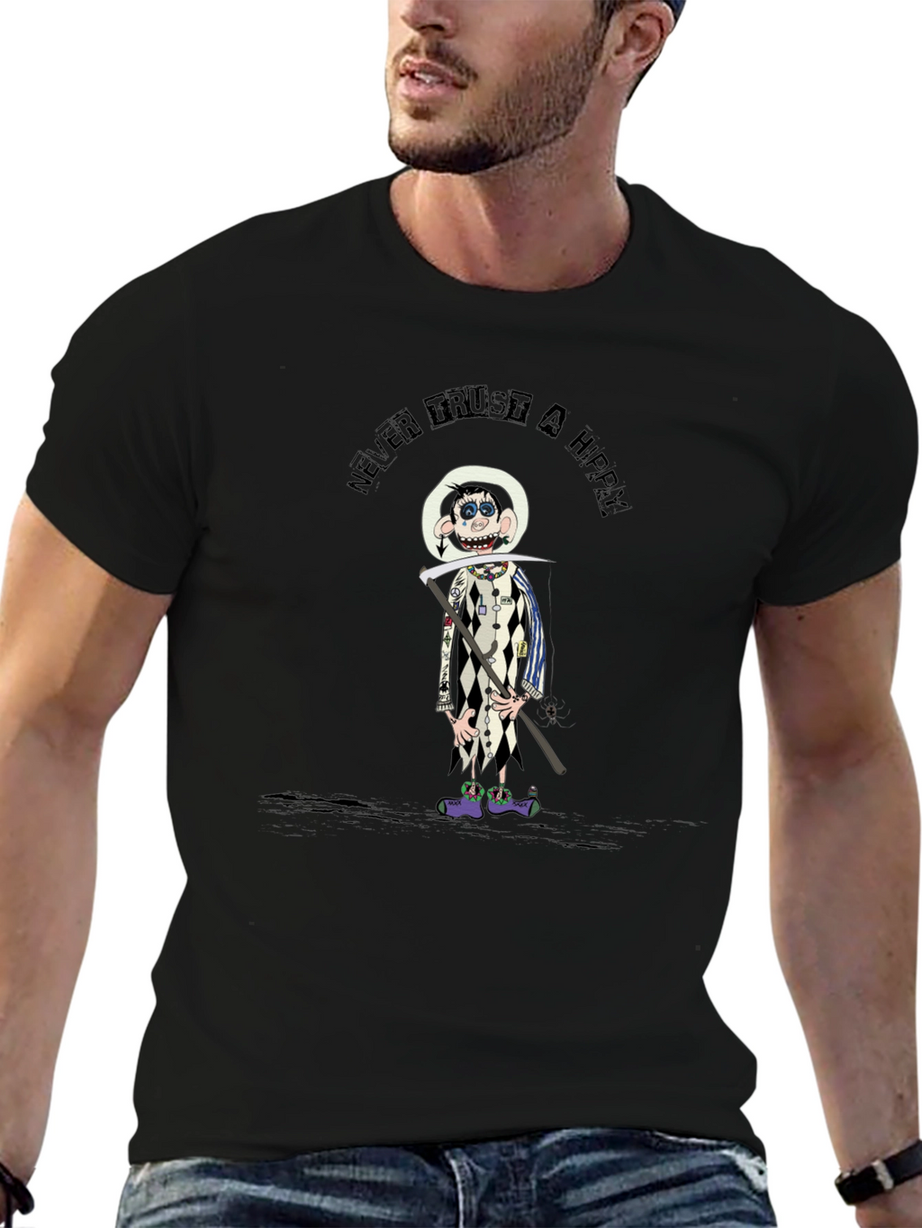 Never Trust a Hippy Graphic T-Shirt
