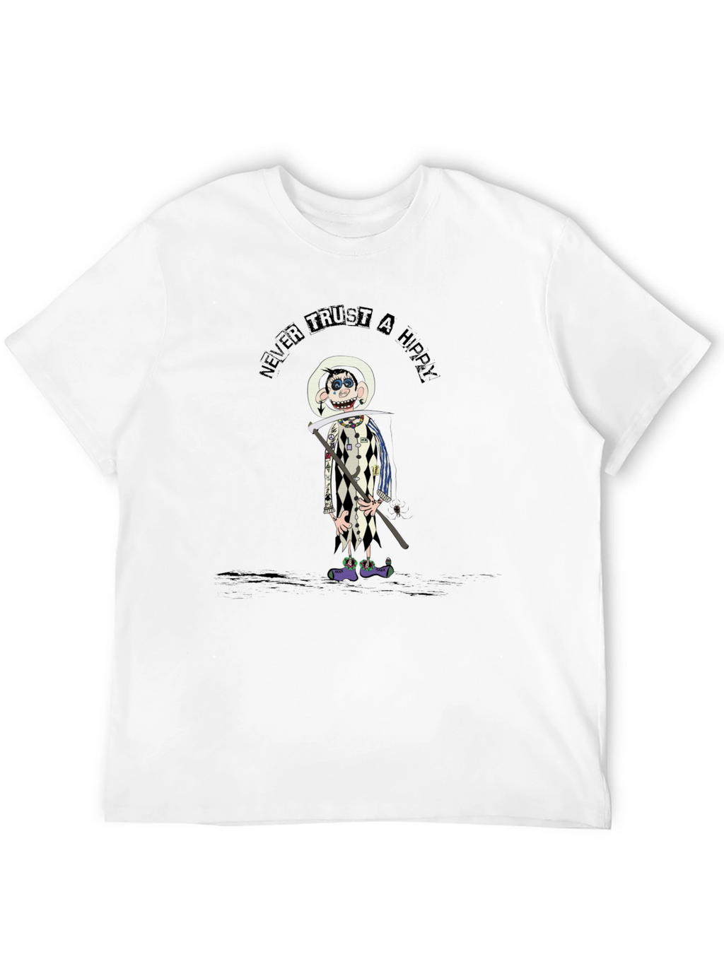 Never Trust a Hippy Graphic T-Shirt