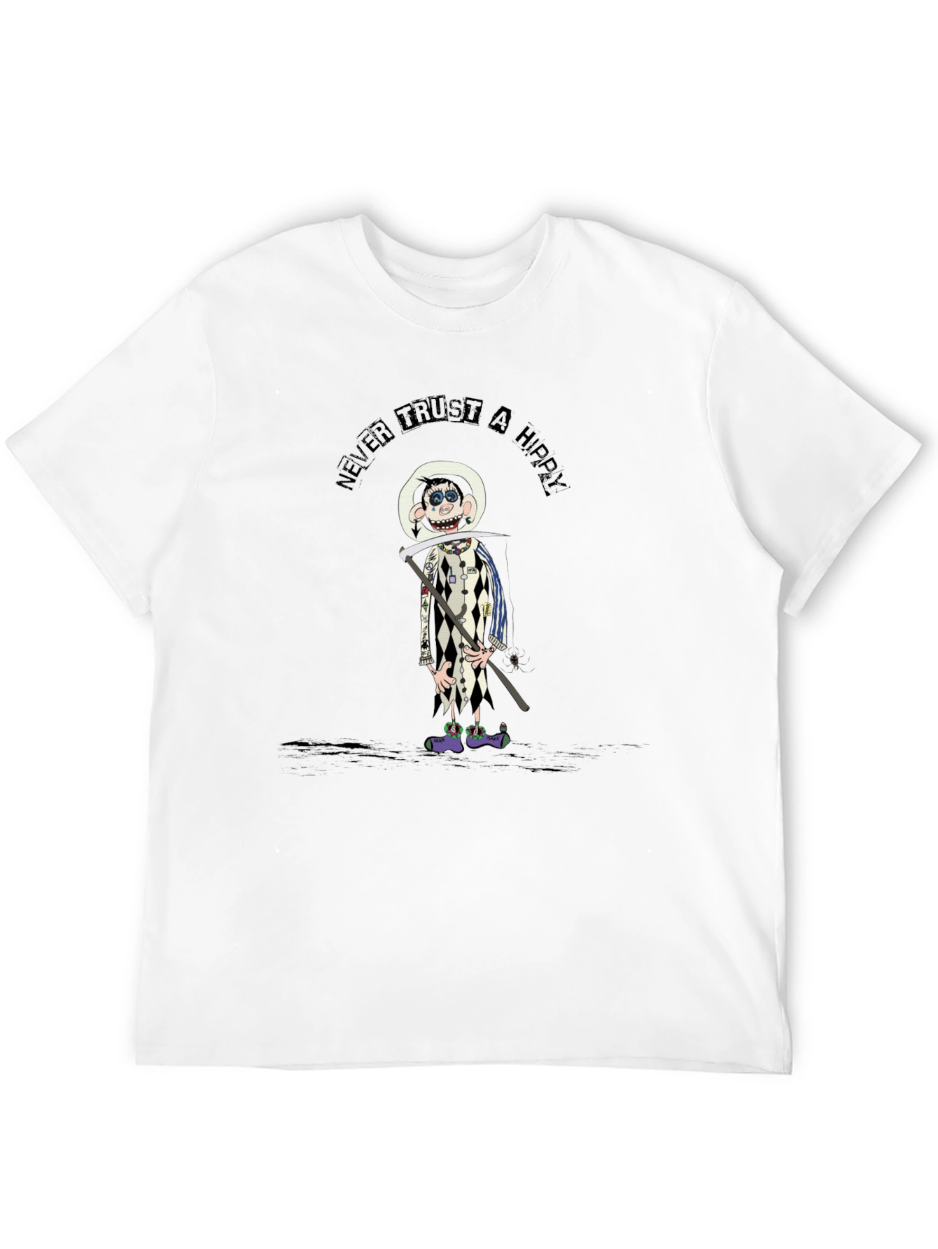 Never Trust a Hippy Graphic T-Shirt