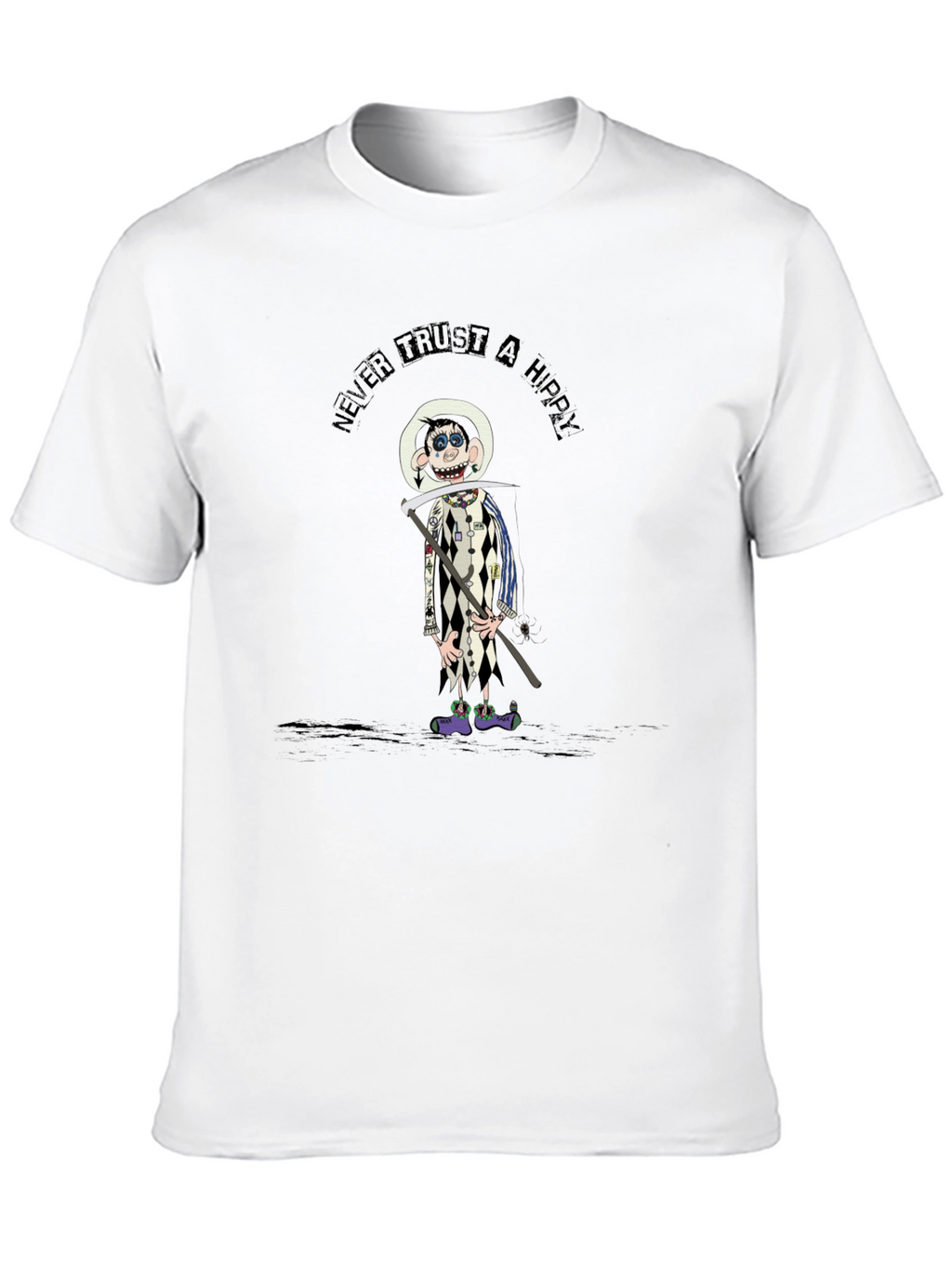 Never Trust a Hippy Graphic T-Shirt