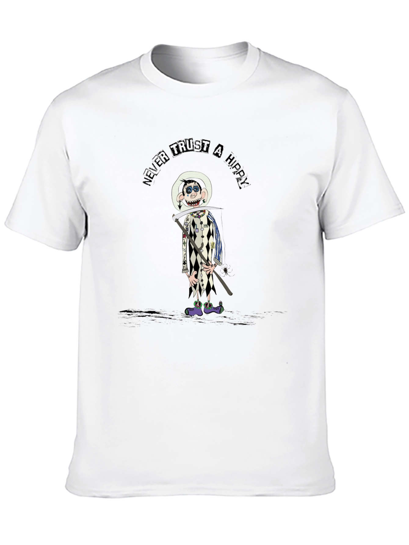 Never Trust a Hippy Graphic T-Shirt