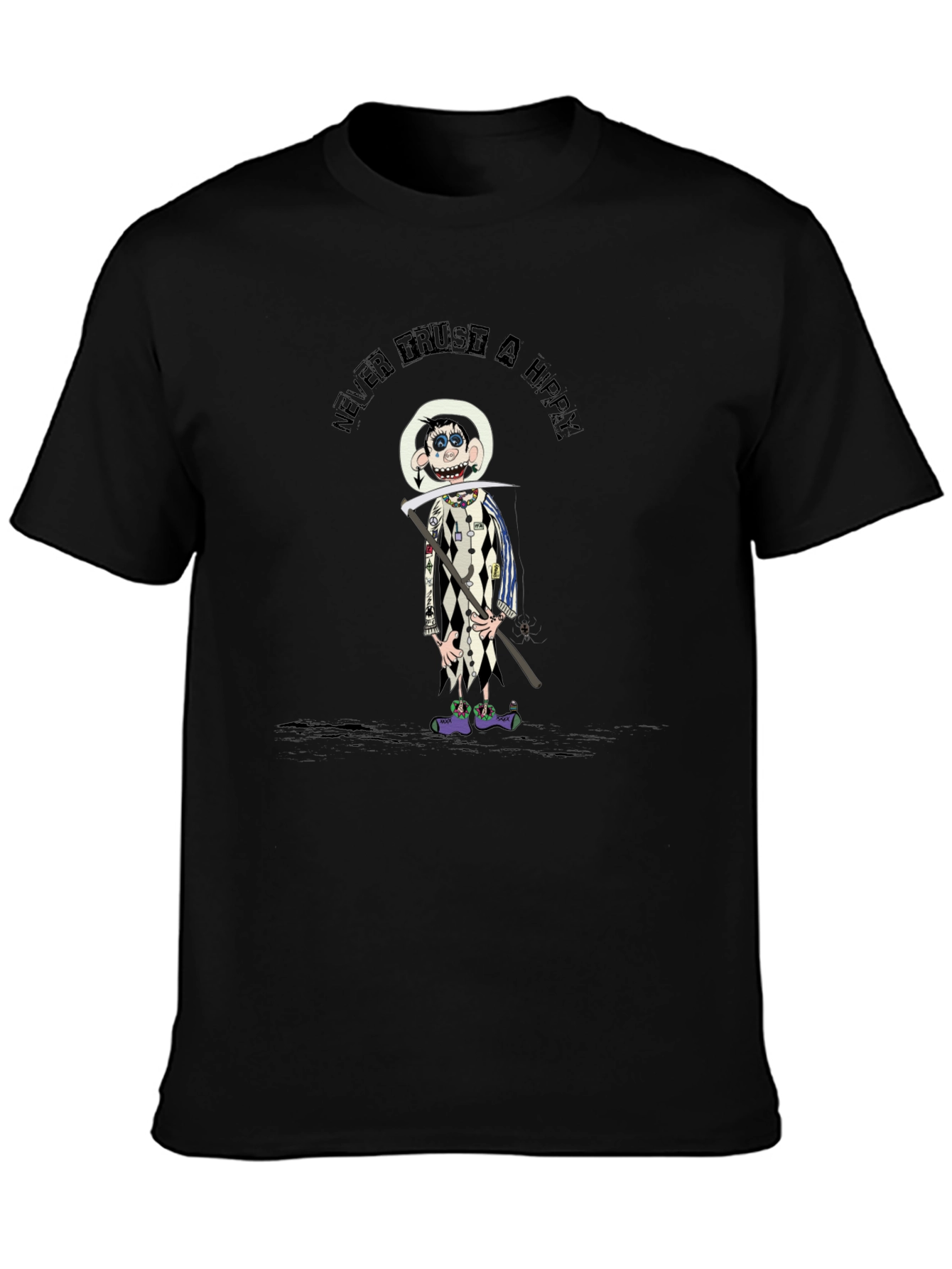 Never Trust a Hippy Graphic T-Shirt
