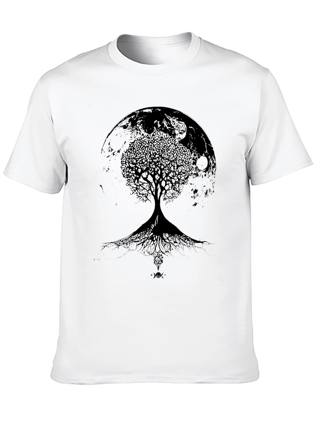 Tree of Life Moon Graphic T-Shirt