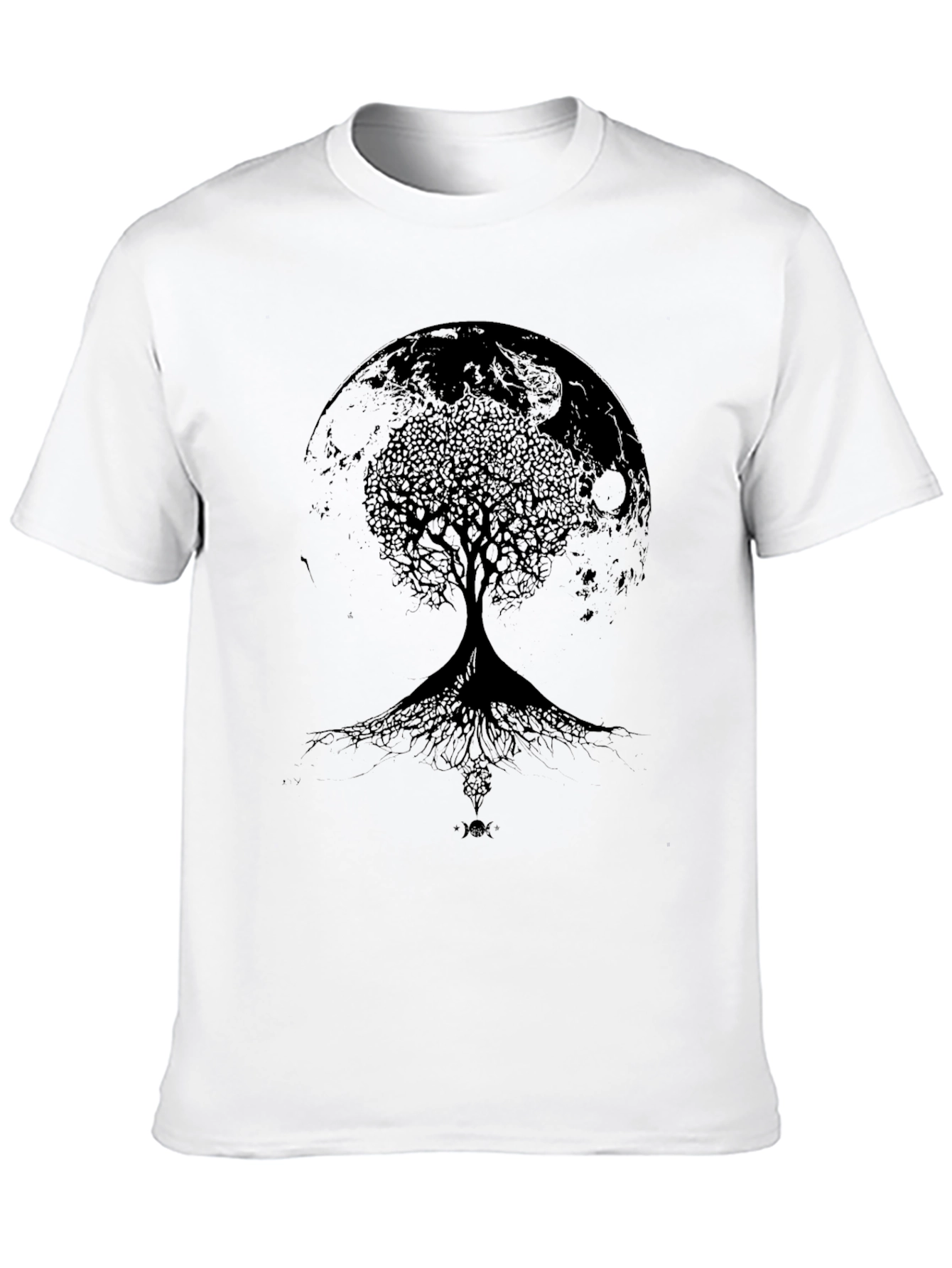 Tree of Life Moon Graphic T-Shirt