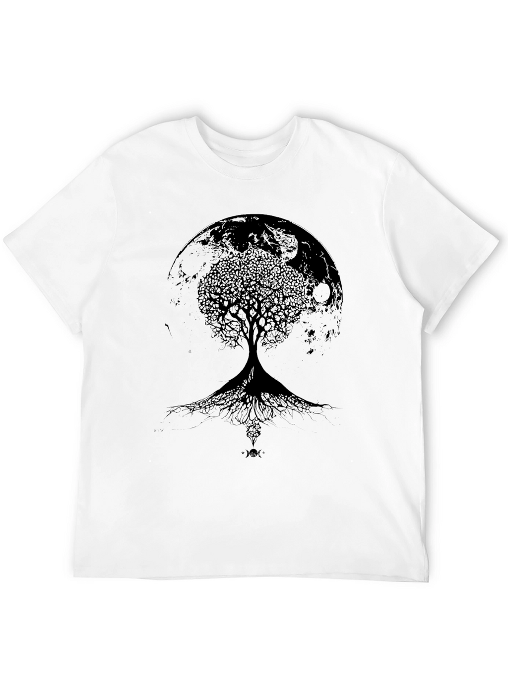 Tree of Life Moon Graphic T-Shirt