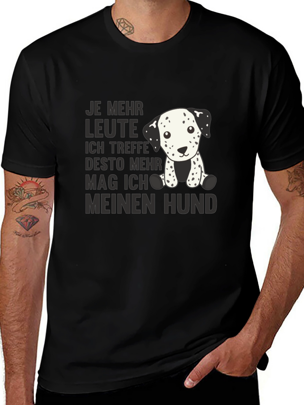Dog Lovers T-Shirt - Funny Dalmatian Design