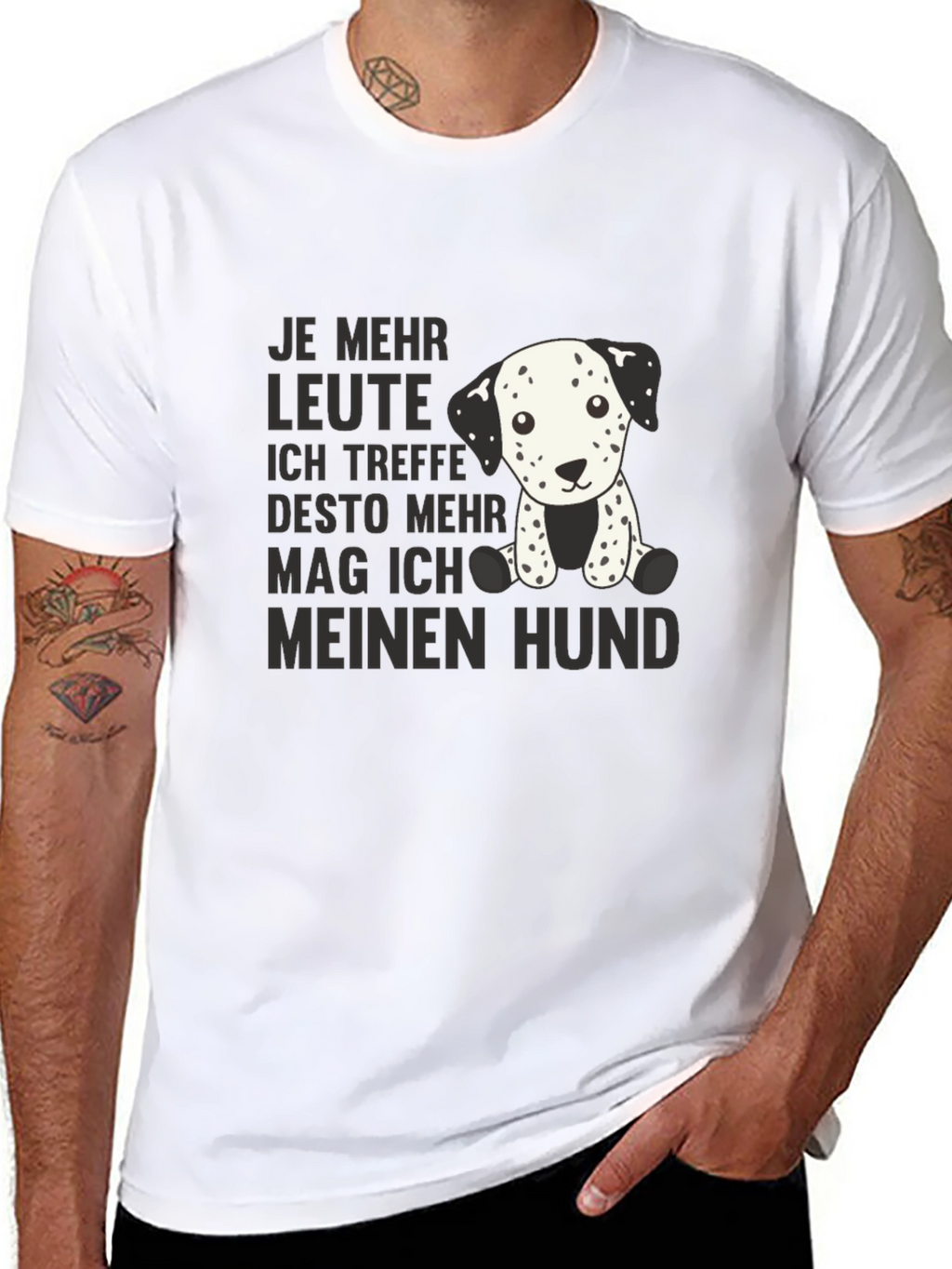 Dog Lovers T-Shirt - Funny Dalmatian Design