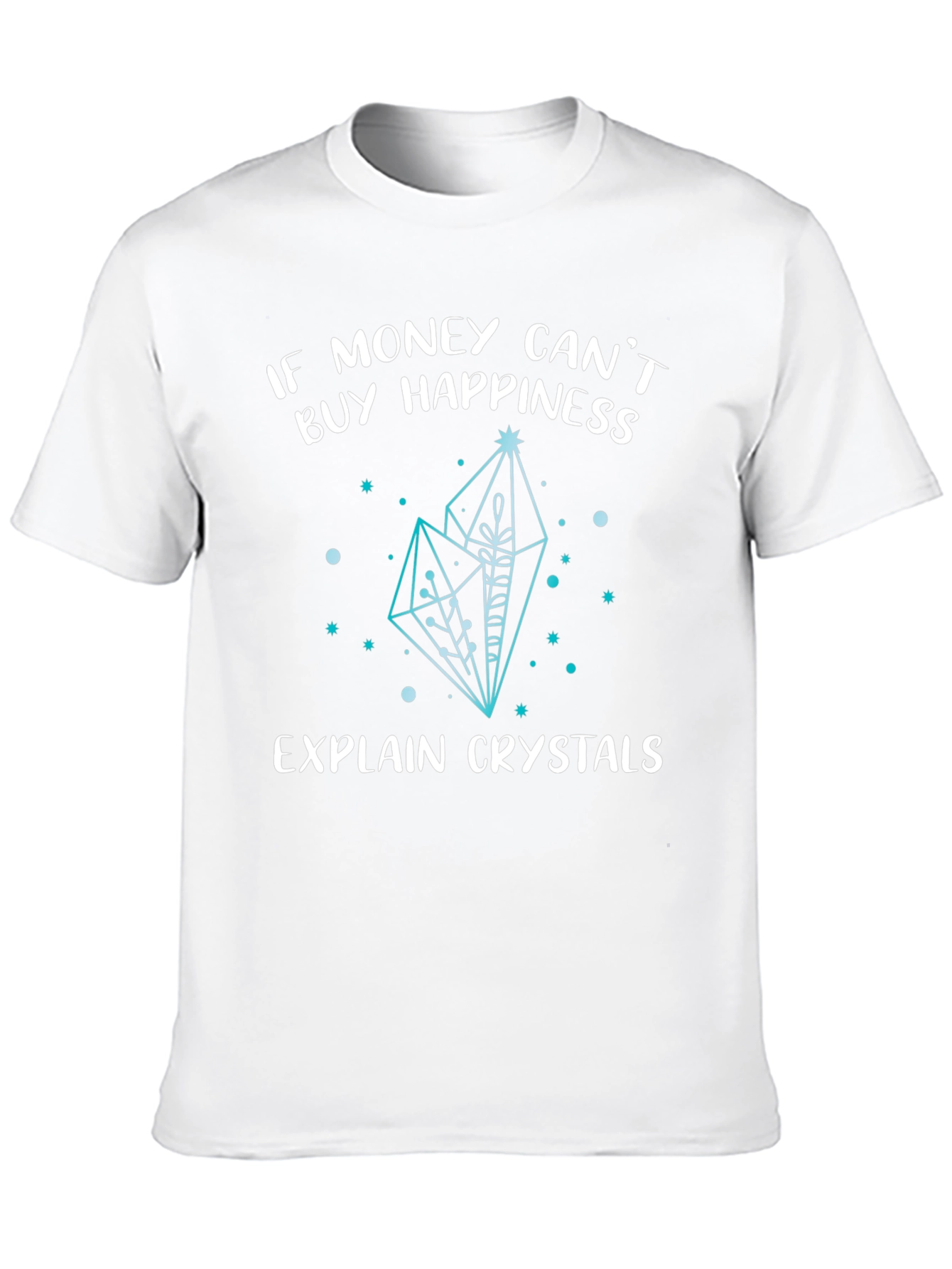 Crystals Happiness Graphic Tee Shirt