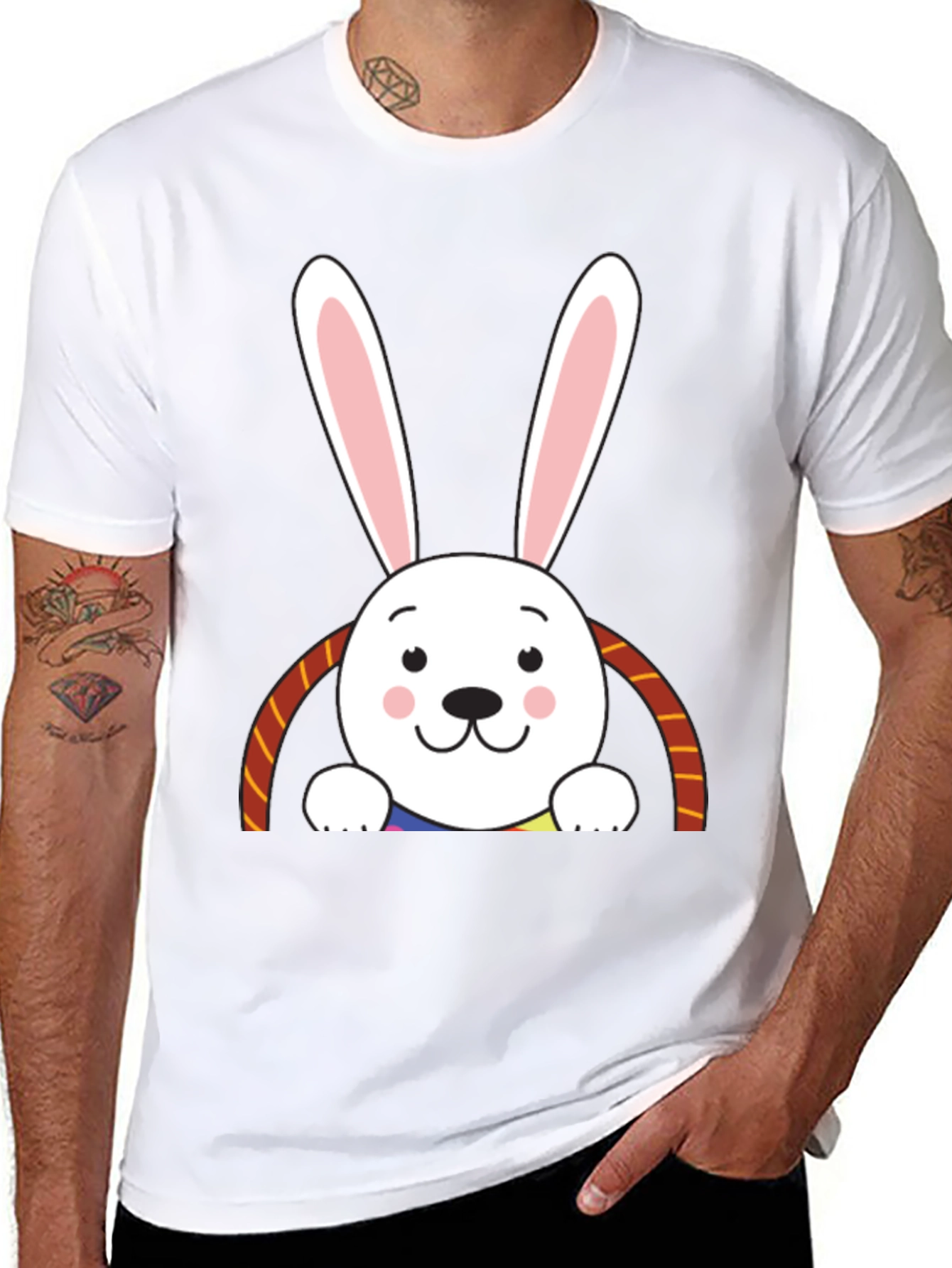 Bunny Rainbow Pride Graphic Tee
