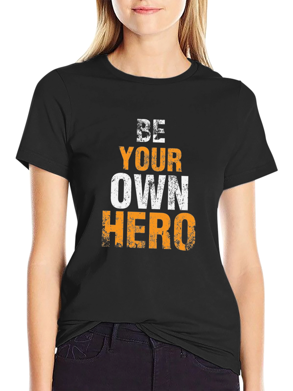 Be Your Own Hero Graphic Tee - Motivational T-Shirt