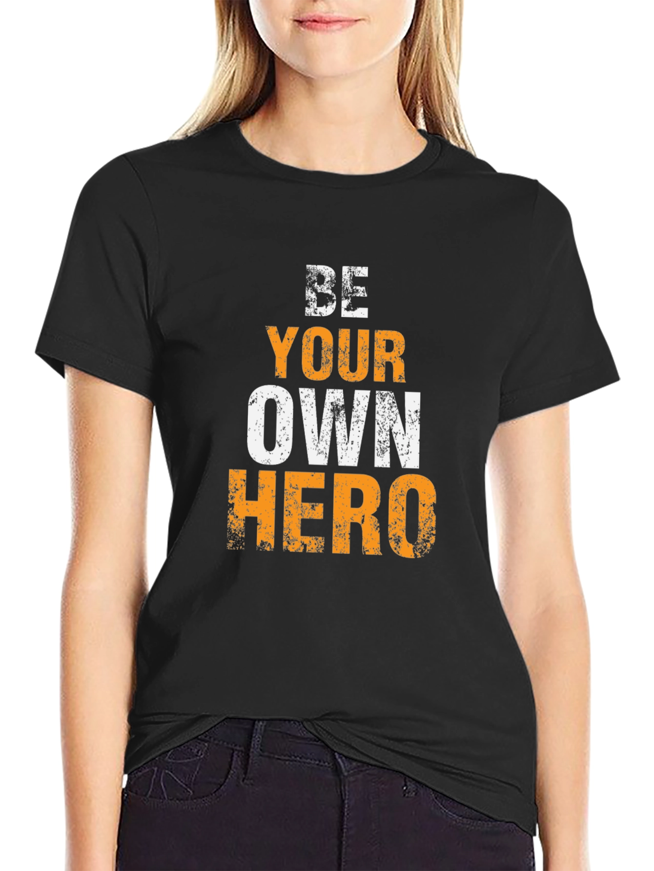 Be Your Own Hero Graphic Tee - Motivational T-Shirt