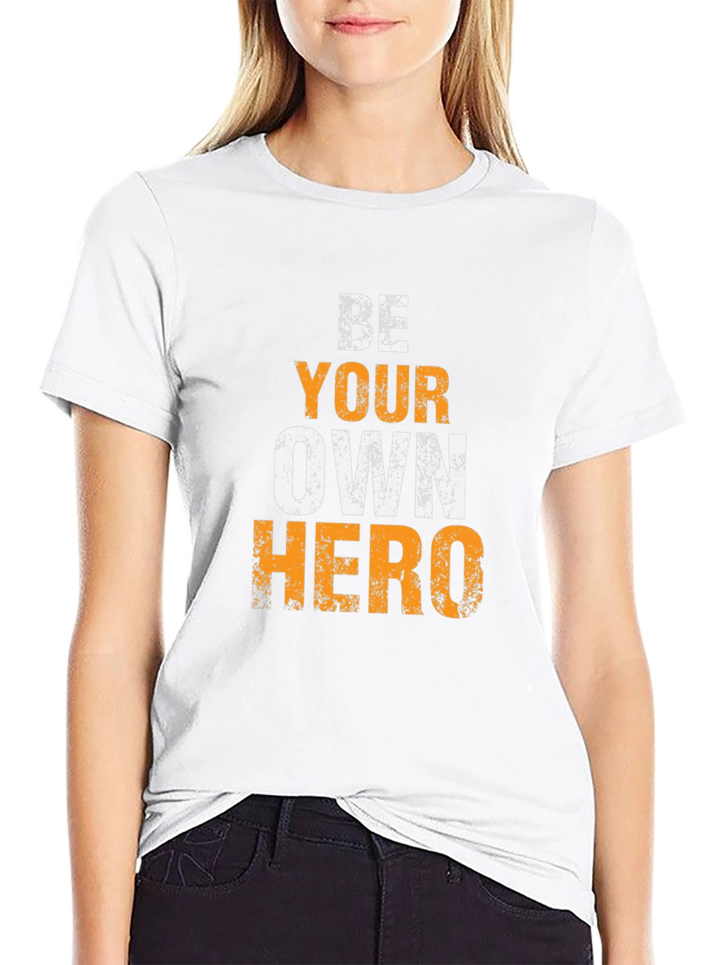 Be Your Own Hero Graphic Tee - Motivational T-Shirt