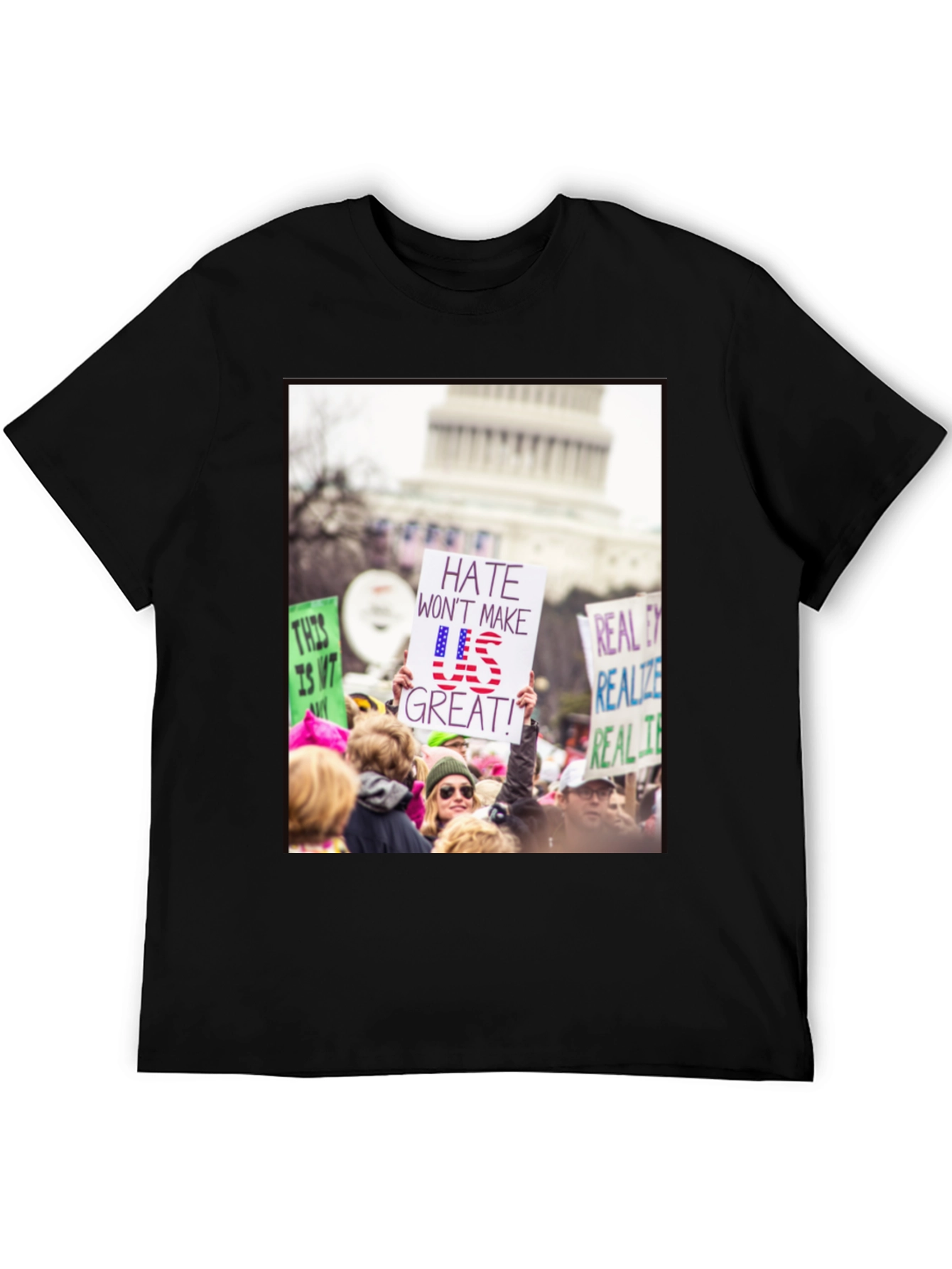 Protest T-Shirt - Hate Wont Make US Great!