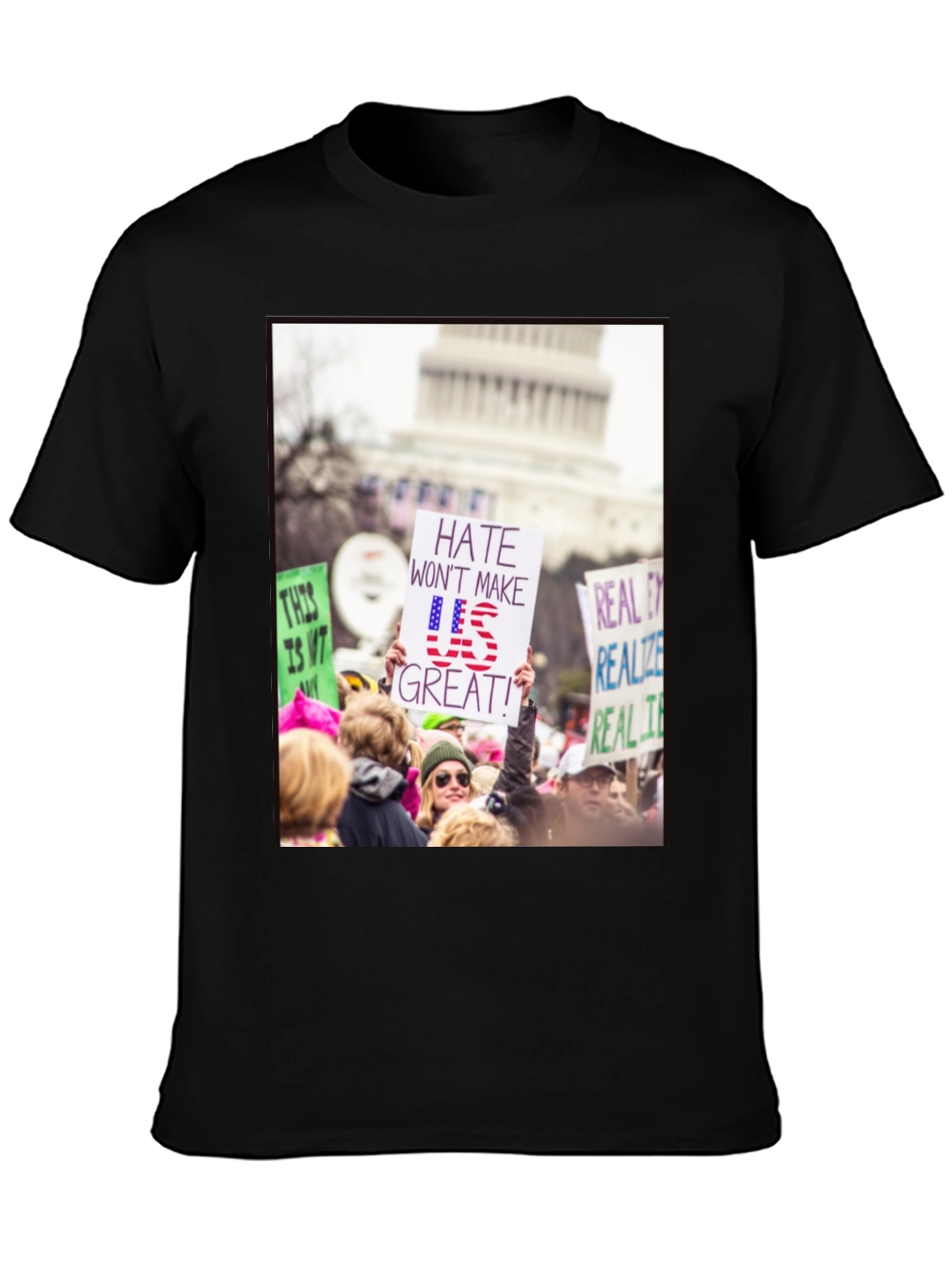 Protest T-Shirt - Hate Wont Make US Great!