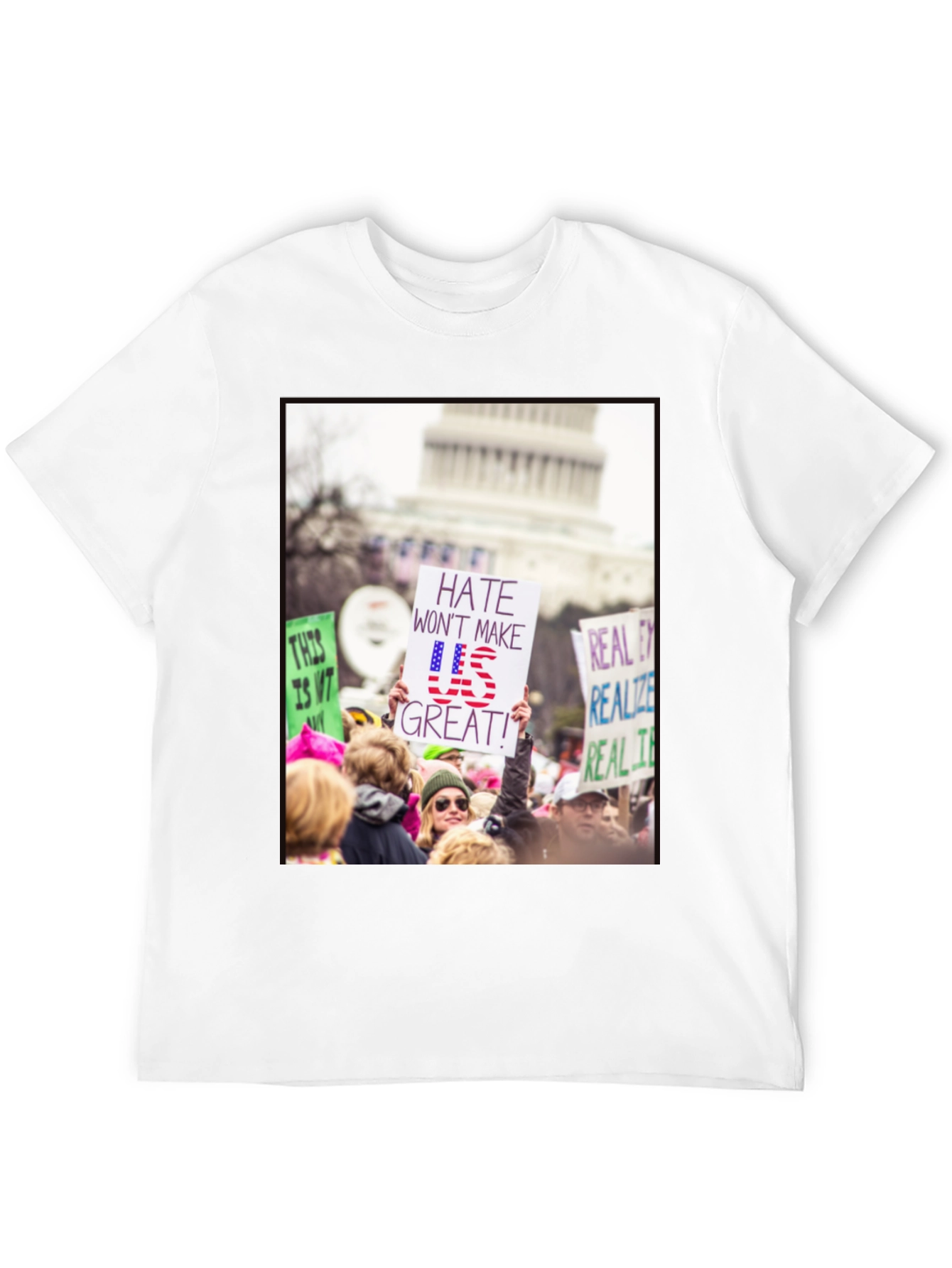 Protest T-Shirt - Hate Wont Make US Great!