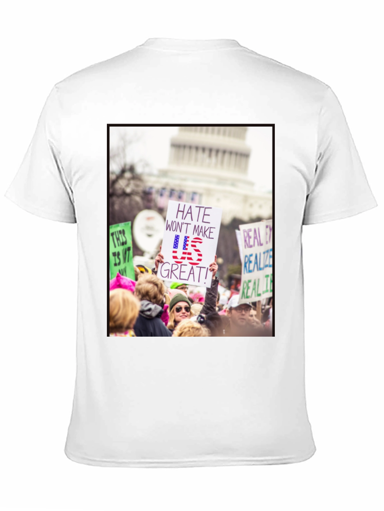 Protest T-Shirt - Hate Wont Make US Great!
