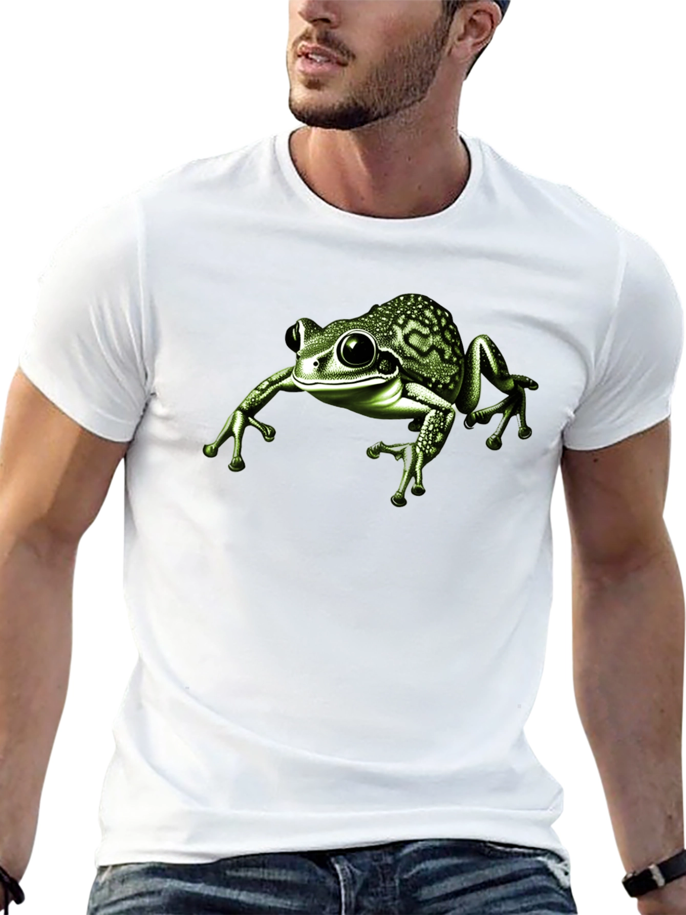 Frog Graphic Black T-Shirt