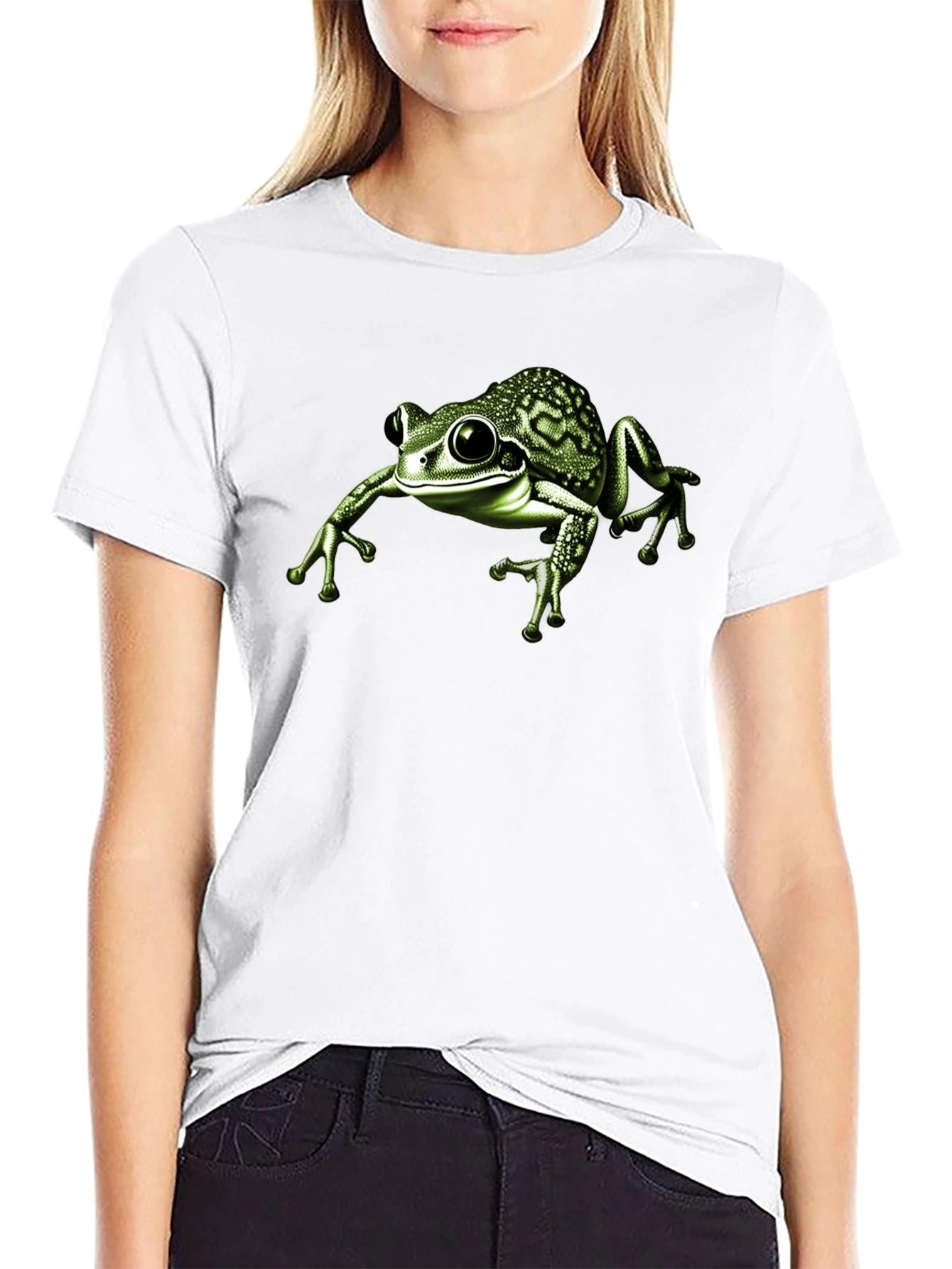 Frog Graphic Black T-Shirt
