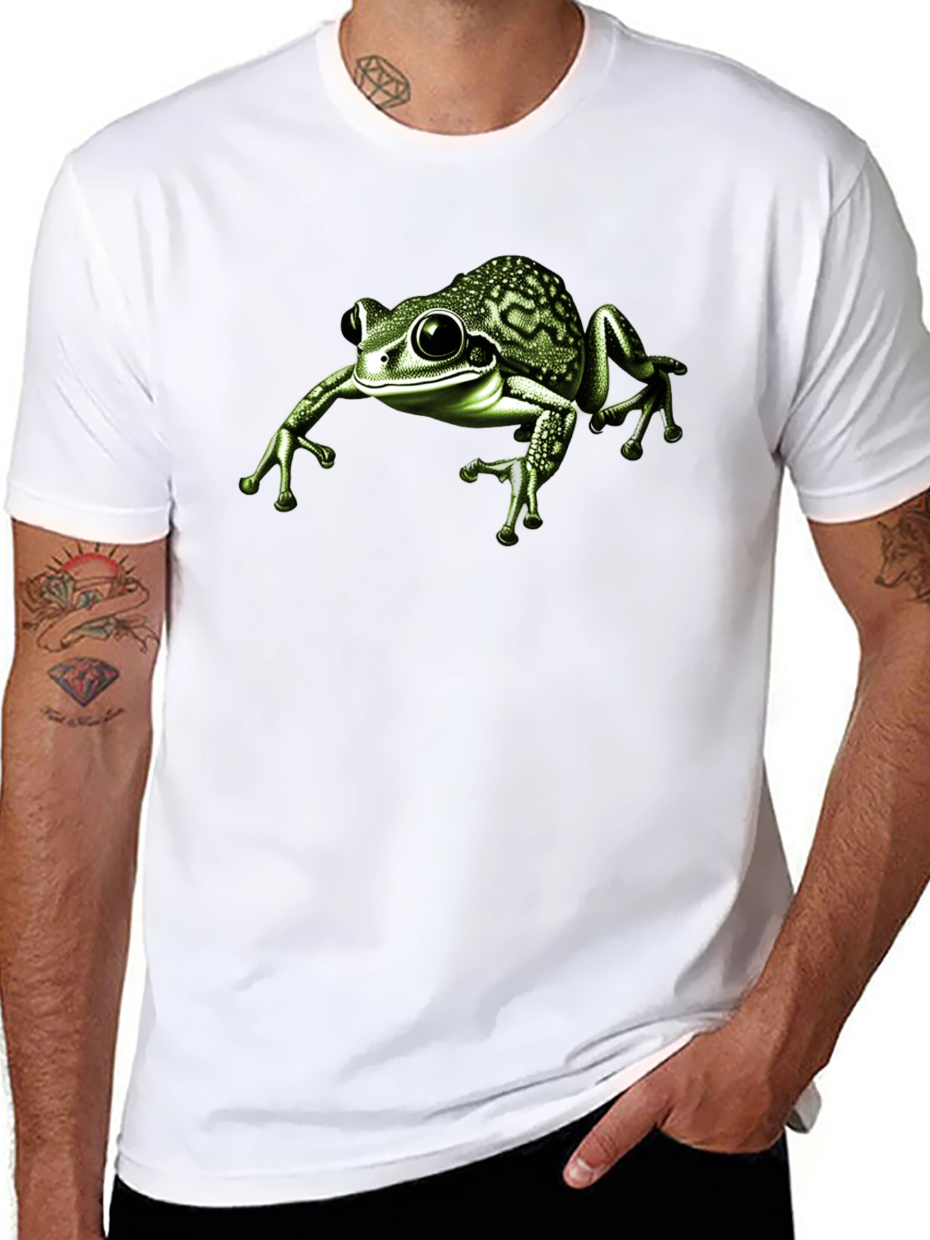 Frog Graphic Black T-Shirt