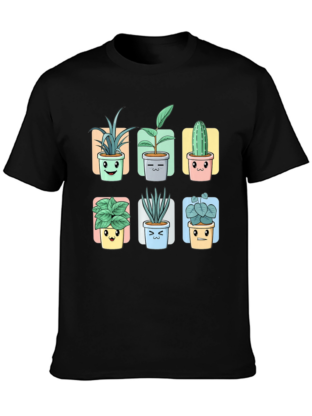 Cute Potted Plants Graphic Tee