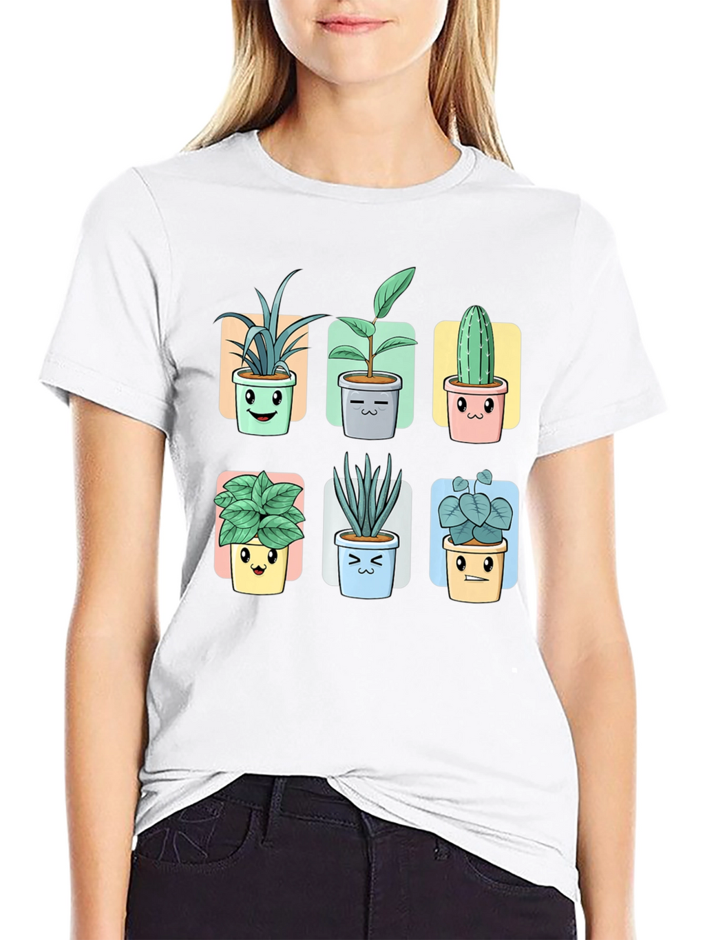 Cute Potted Plants Graphic Tee