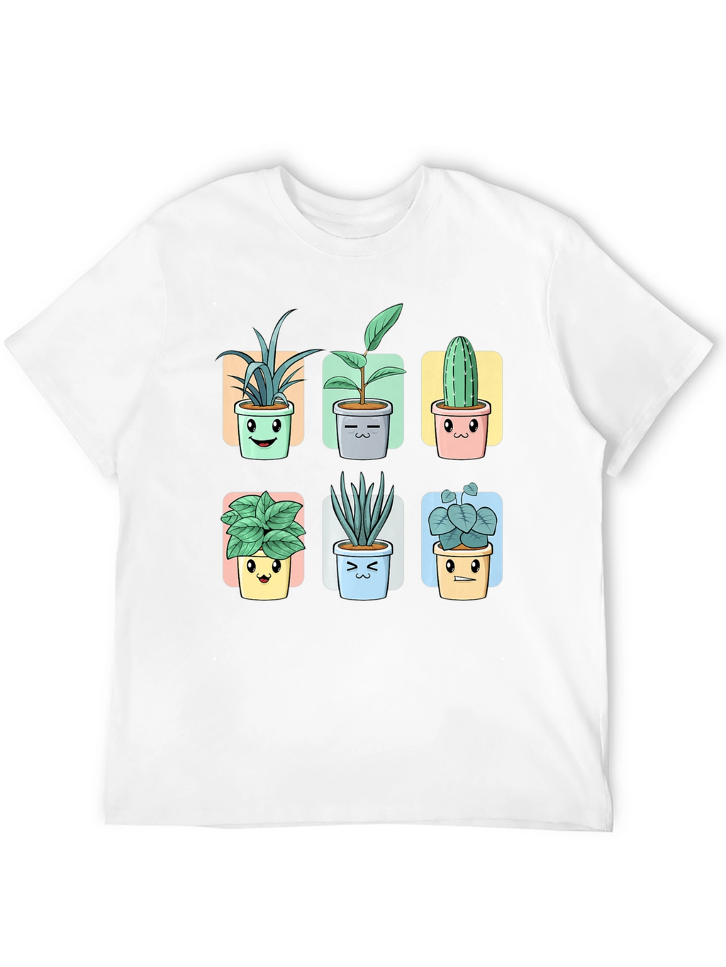 Cute Potted Plants Graphic Tee