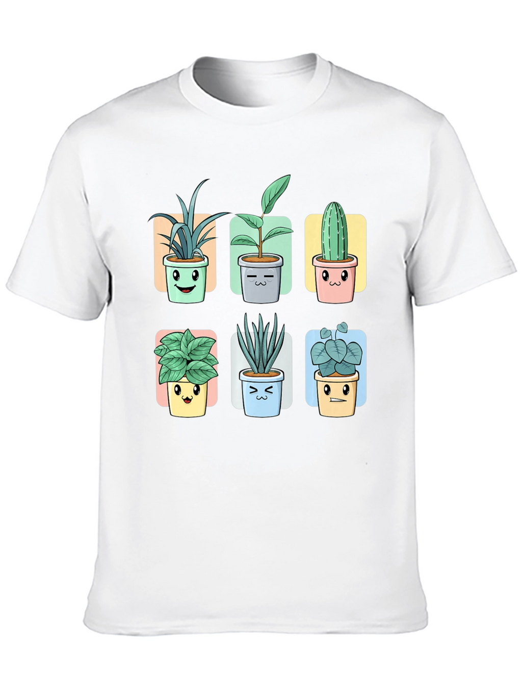Cute Potted Plants Graphic Tee