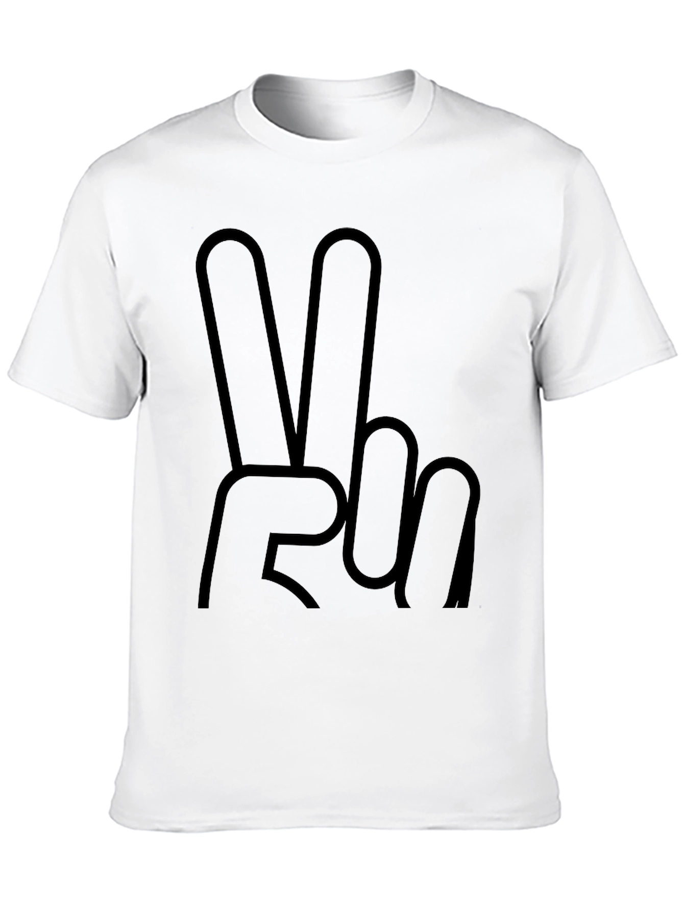Peace Sign Graphic T-Shirt - Relaxed Fit