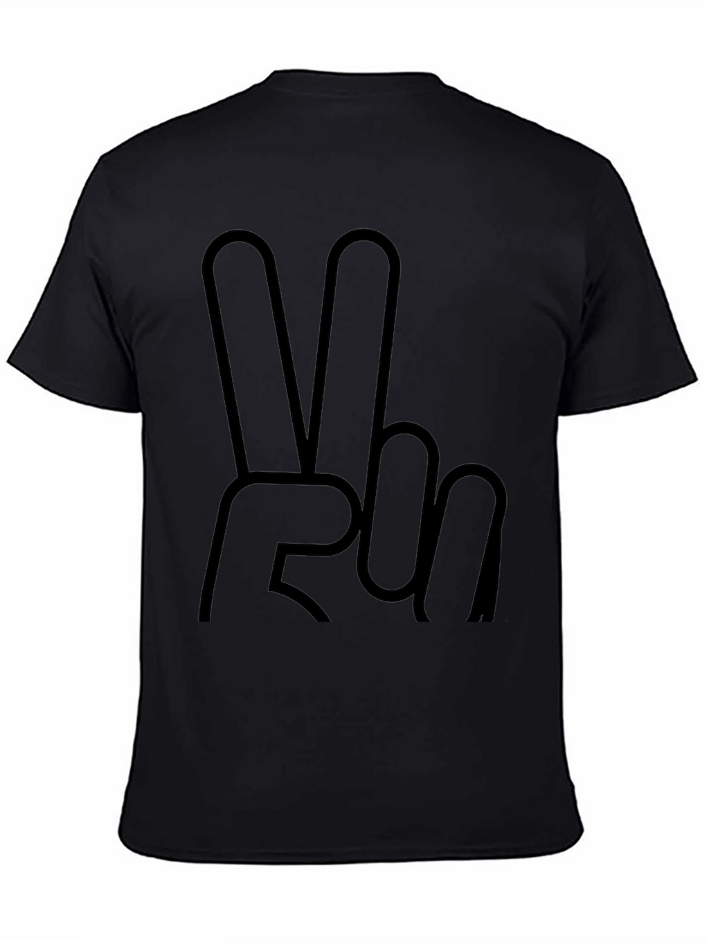 Peace Sign Graphic T-Shirt - Relaxed Fit