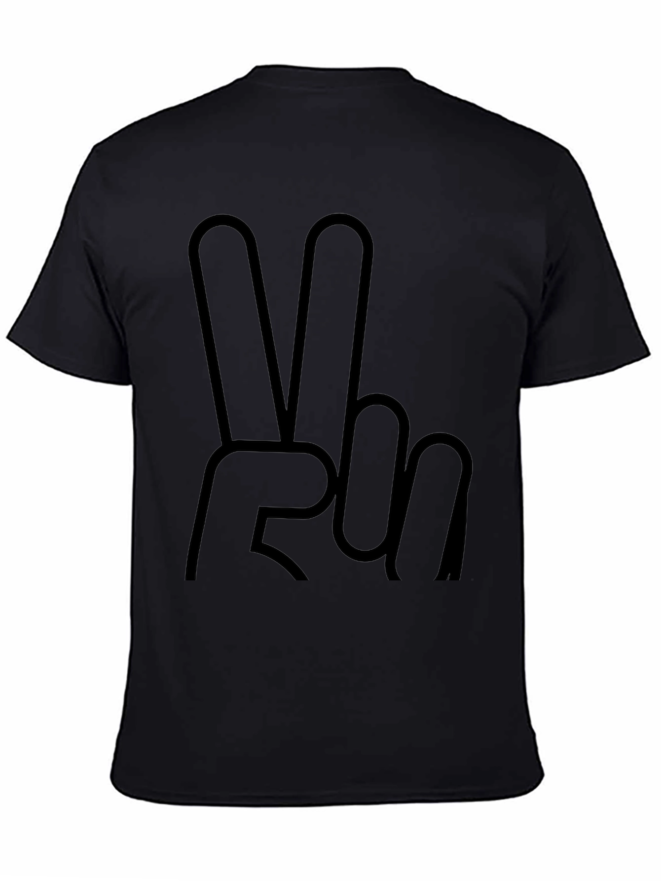 Peace Sign Graphic T-Shirt - Relaxed Fit