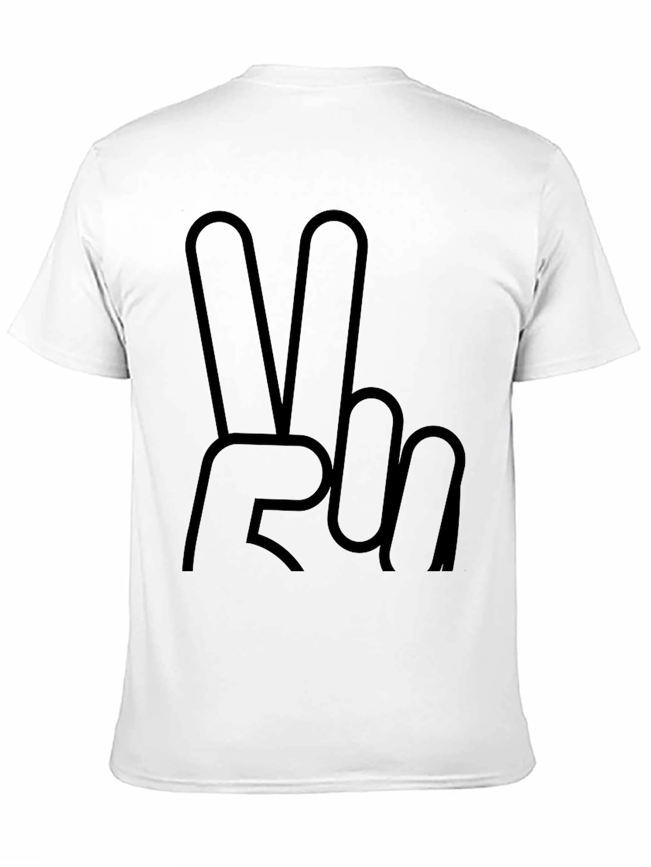 Peace Sign Graphic T-Shirt - Relaxed Fit