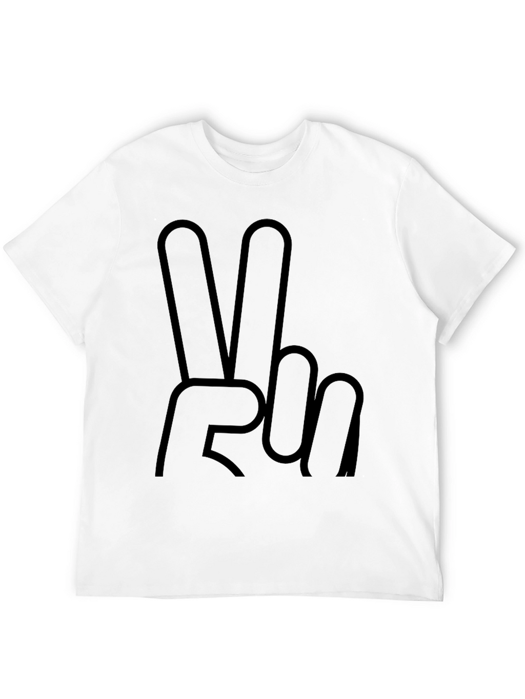 Peace Sign Graphic T-Shirt - Relaxed Fit