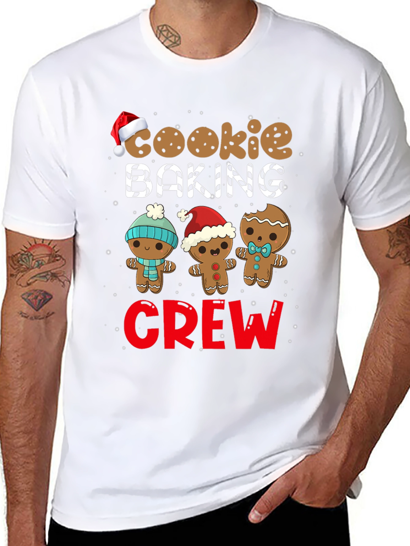 Cookie Baking Crew Holiday T-Shirt