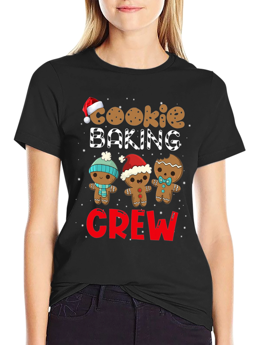 Cookie Baking Crew Holiday T-Shirt