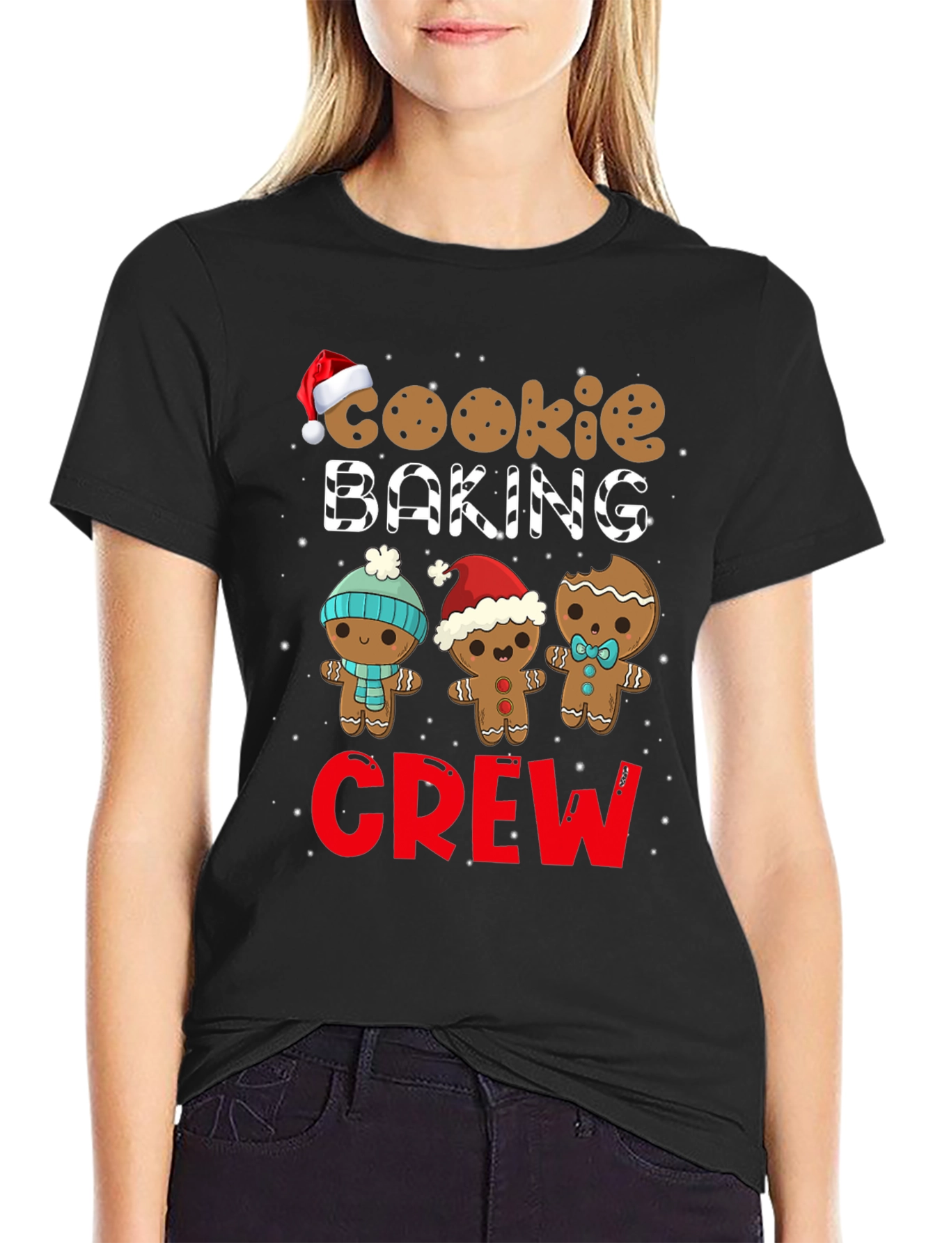 Cookie Baking Crew Holiday T-Shirt