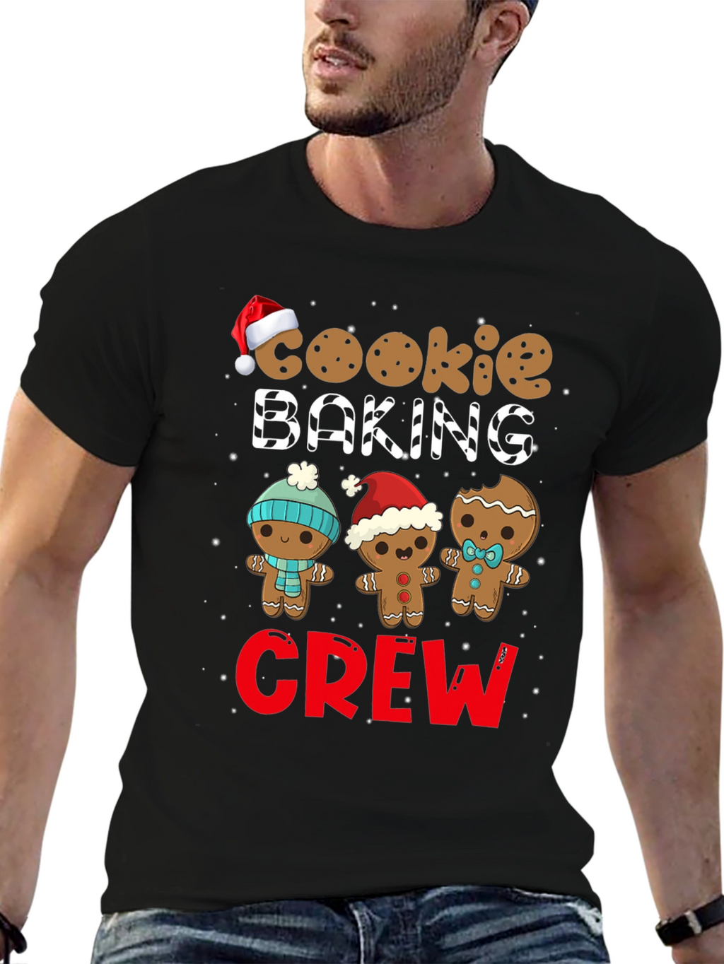Cookie Baking Crew Holiday T-Shirt