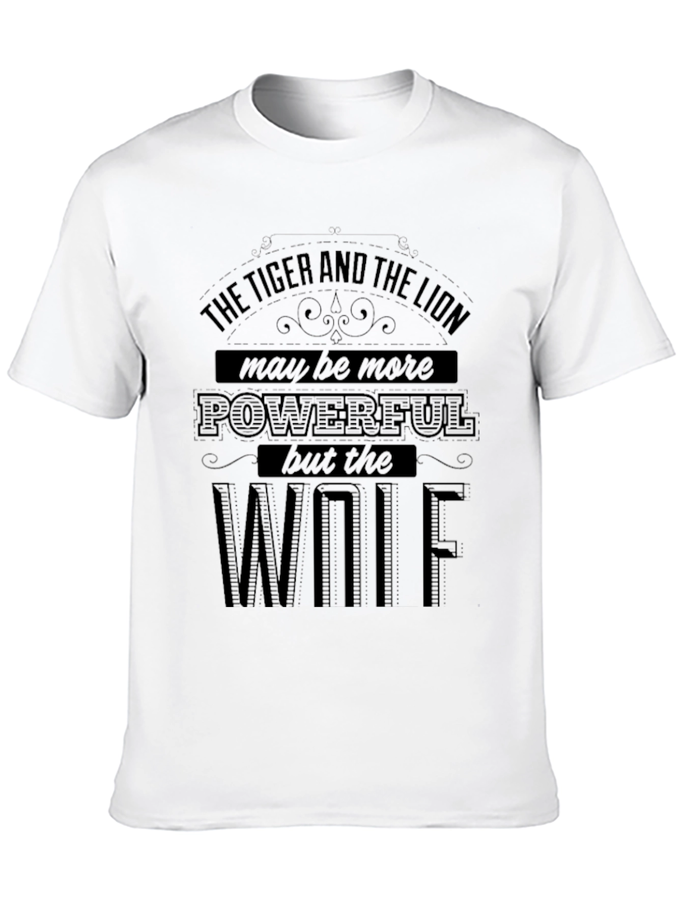 Tiger Lion Wolf T-Shirt: Powerful Graphic Tee